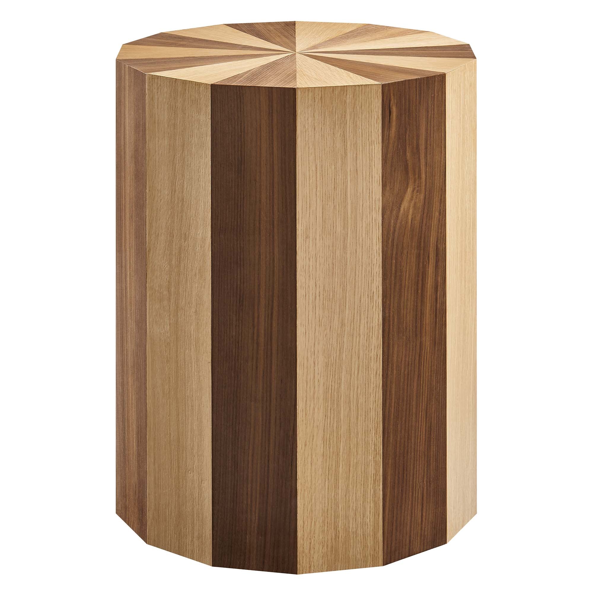 Modway Twirl Two-Toned Wood Veneer Side Table - Image 2