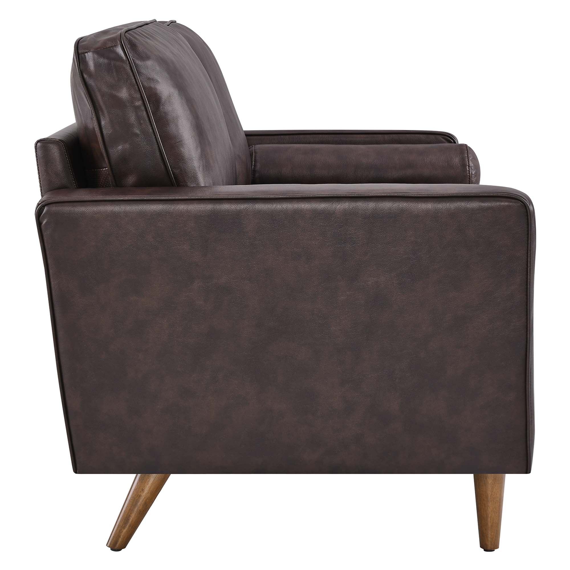 Modway Valour Leather Loveseat - Image 10