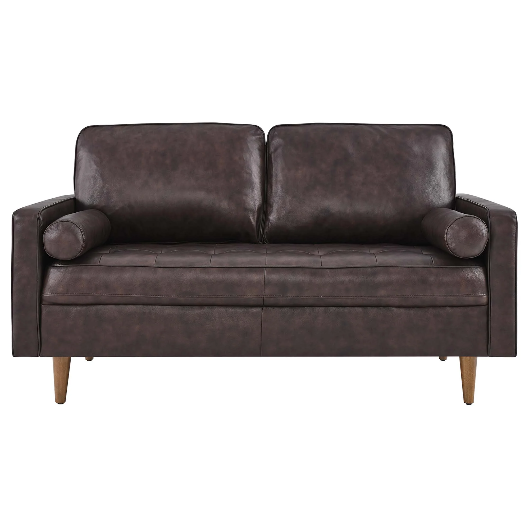 Modway Valour Leather Loveseat - Image 12