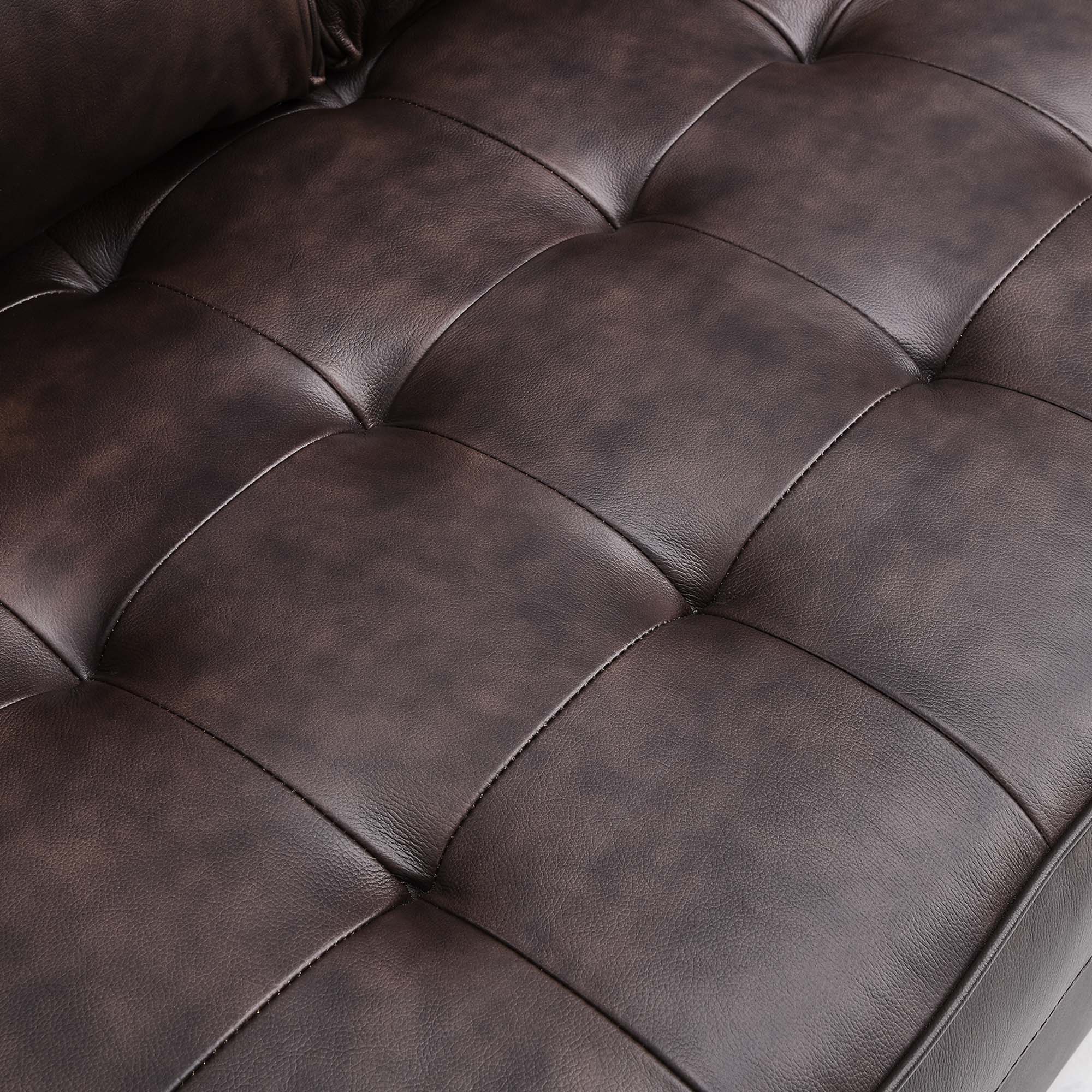 Modway Valour Leather Loveseat - Image 14