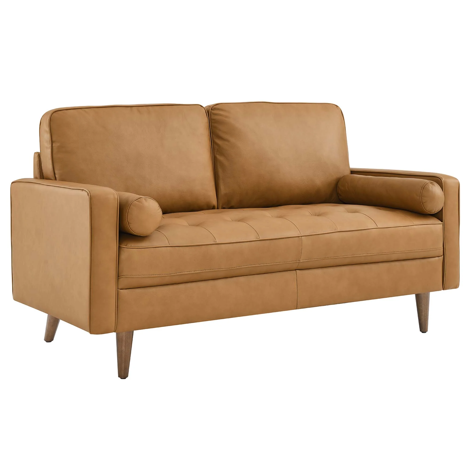 Modway Valour Leather Loveseat - Image 17