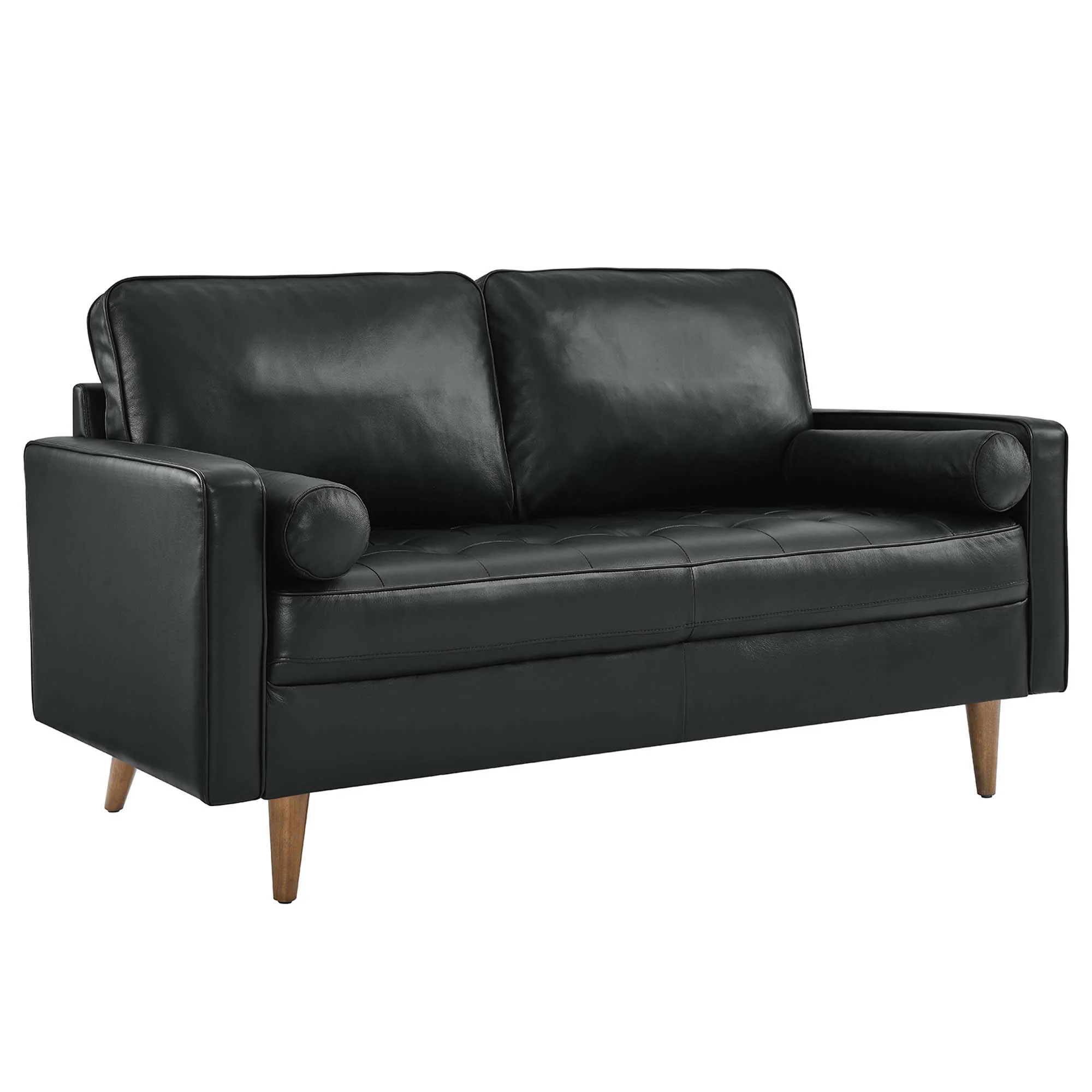 Modway Valour Leather Loveseat - Image 2