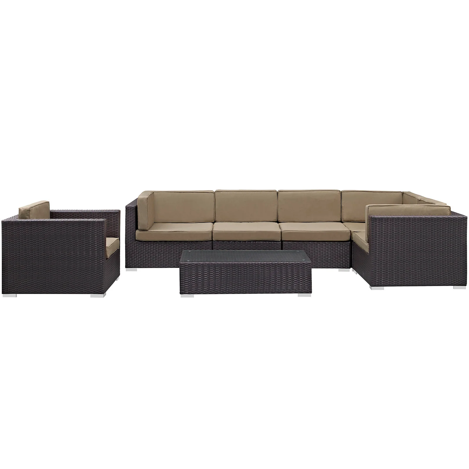 Modway Valour Leather Loveseat - Image 25
