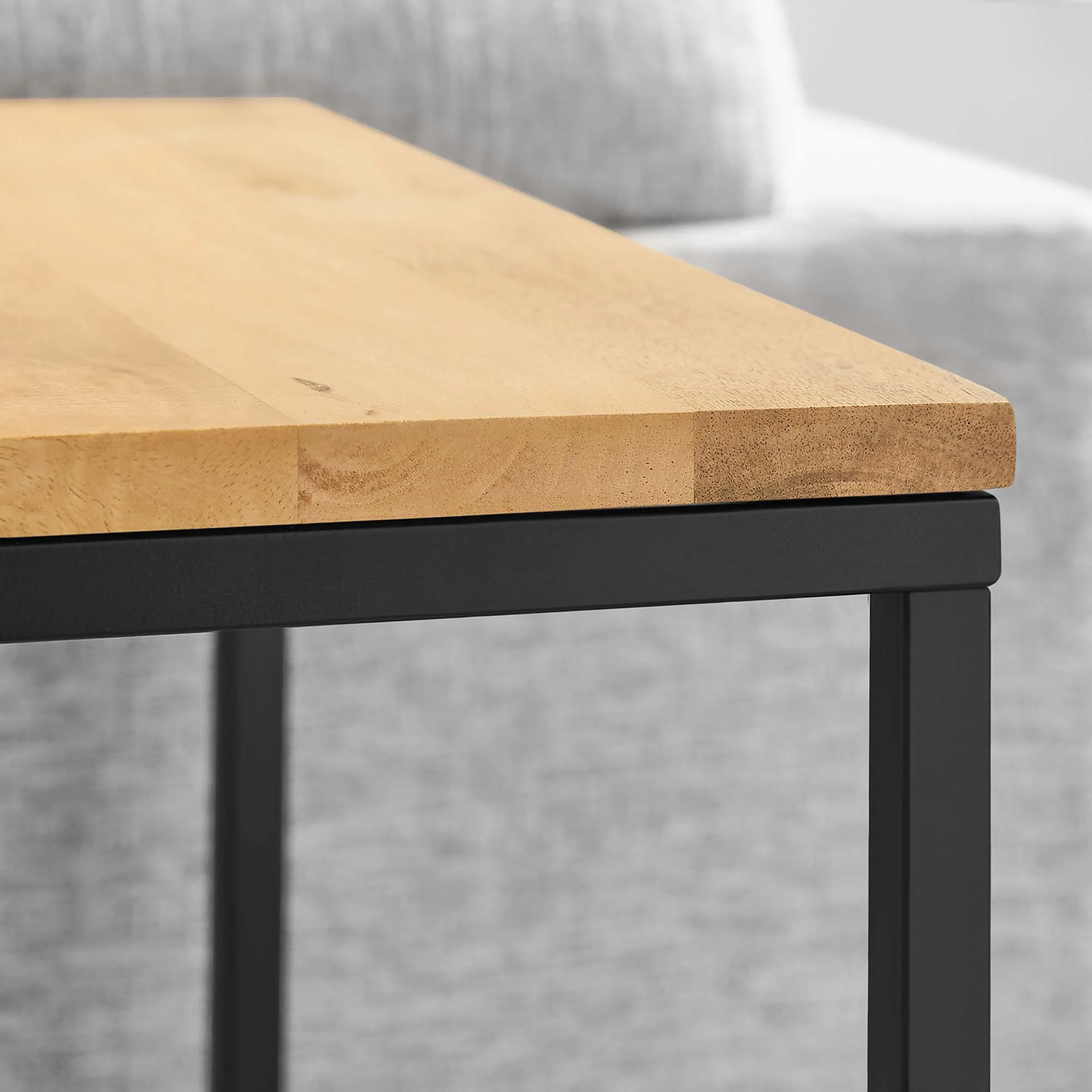 Modway Zora Square Wood and Metal Side Table - Image 9