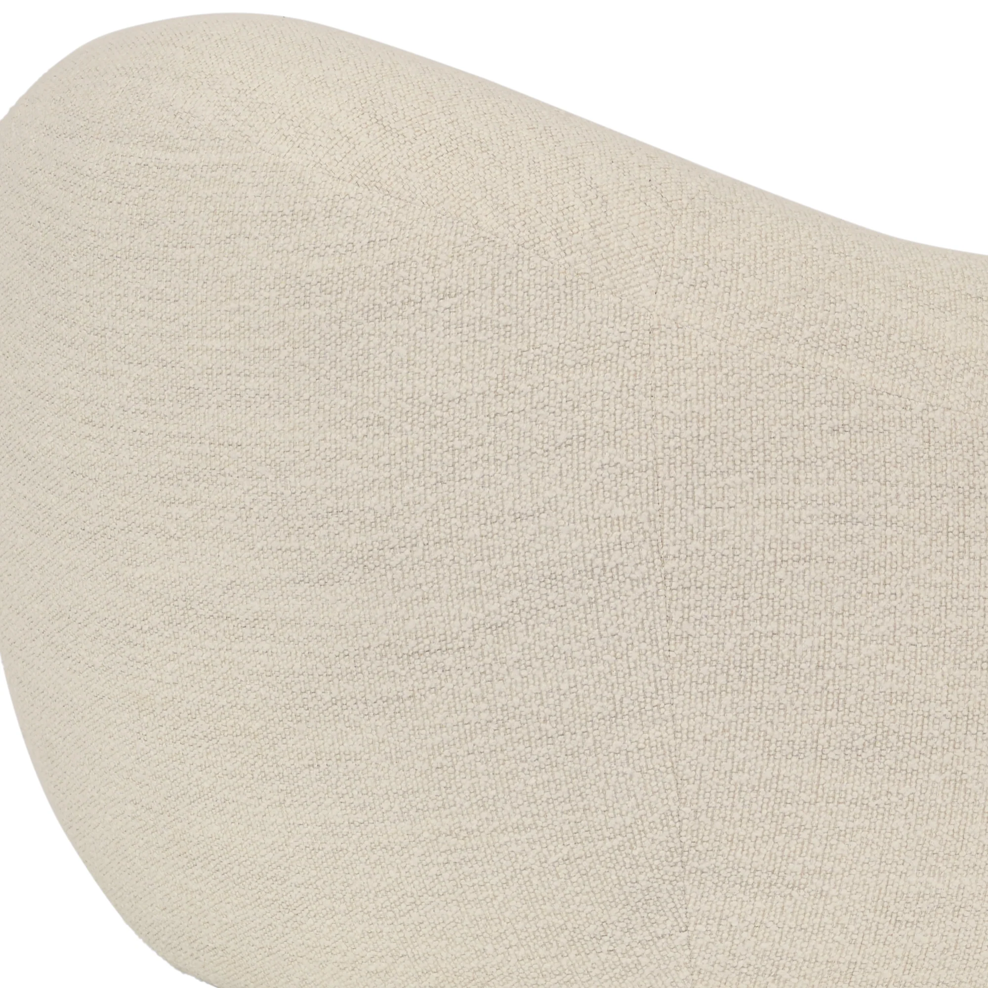 Molly Upholstered Swivel Accent Chair in Pearl By Armen Living - Image 9