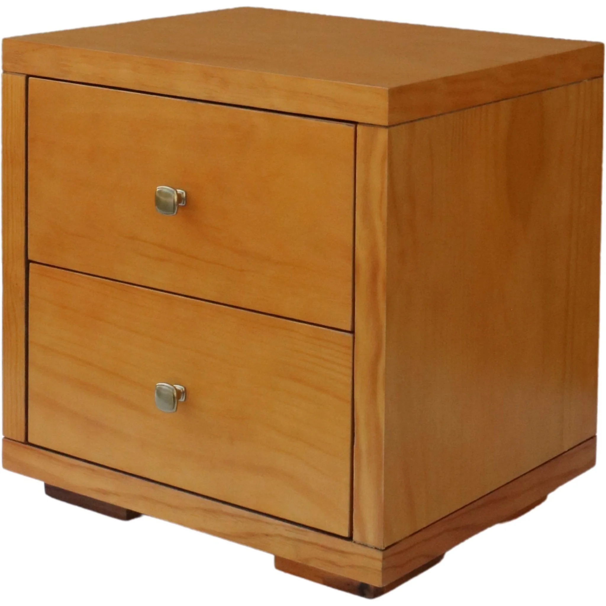 Moma Oak Wood Platform Full Bed With Nightstand By Homeroots - Image 7