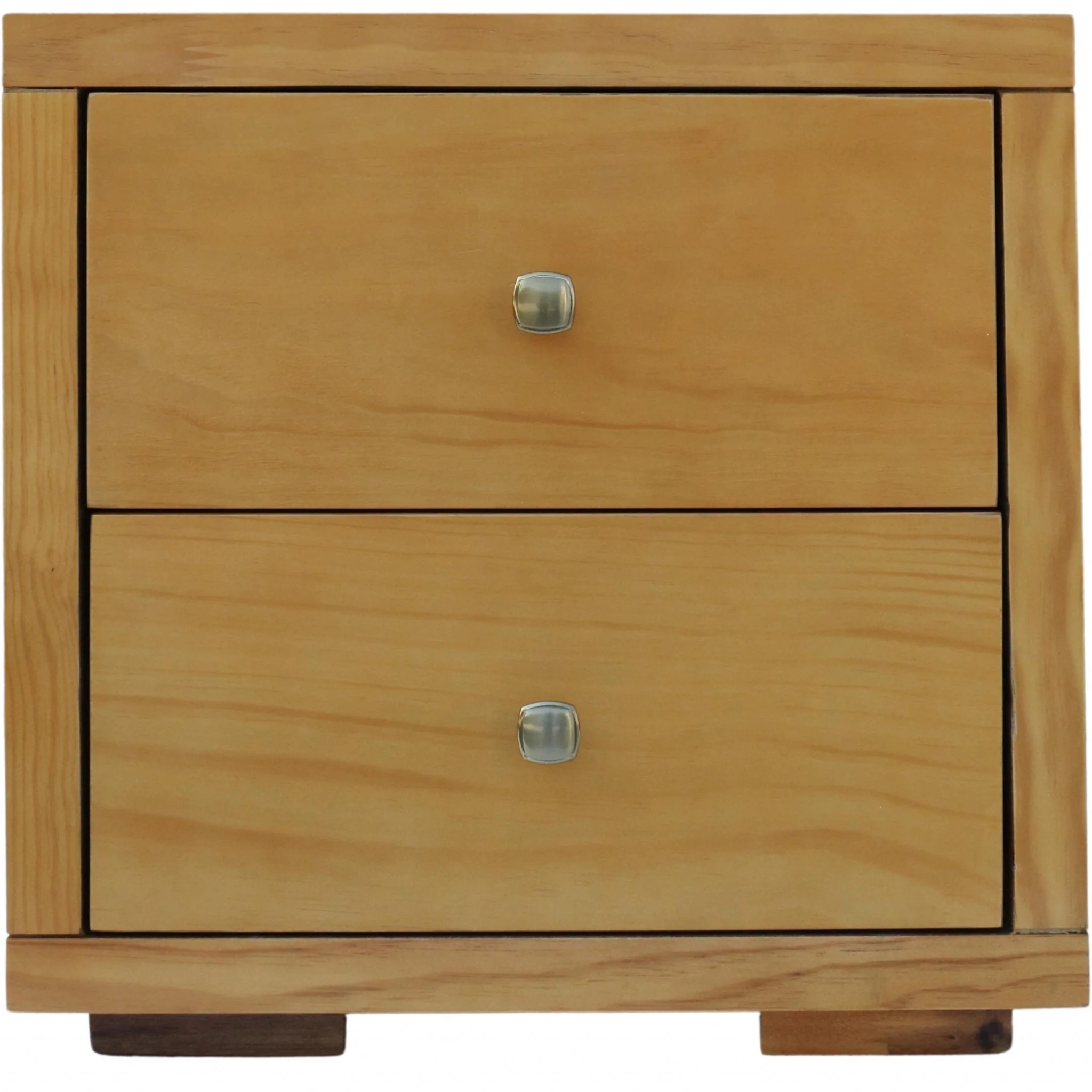 Moma Oak Wood Platform Twin Bed With Nightstand By Homeroots - Image 6