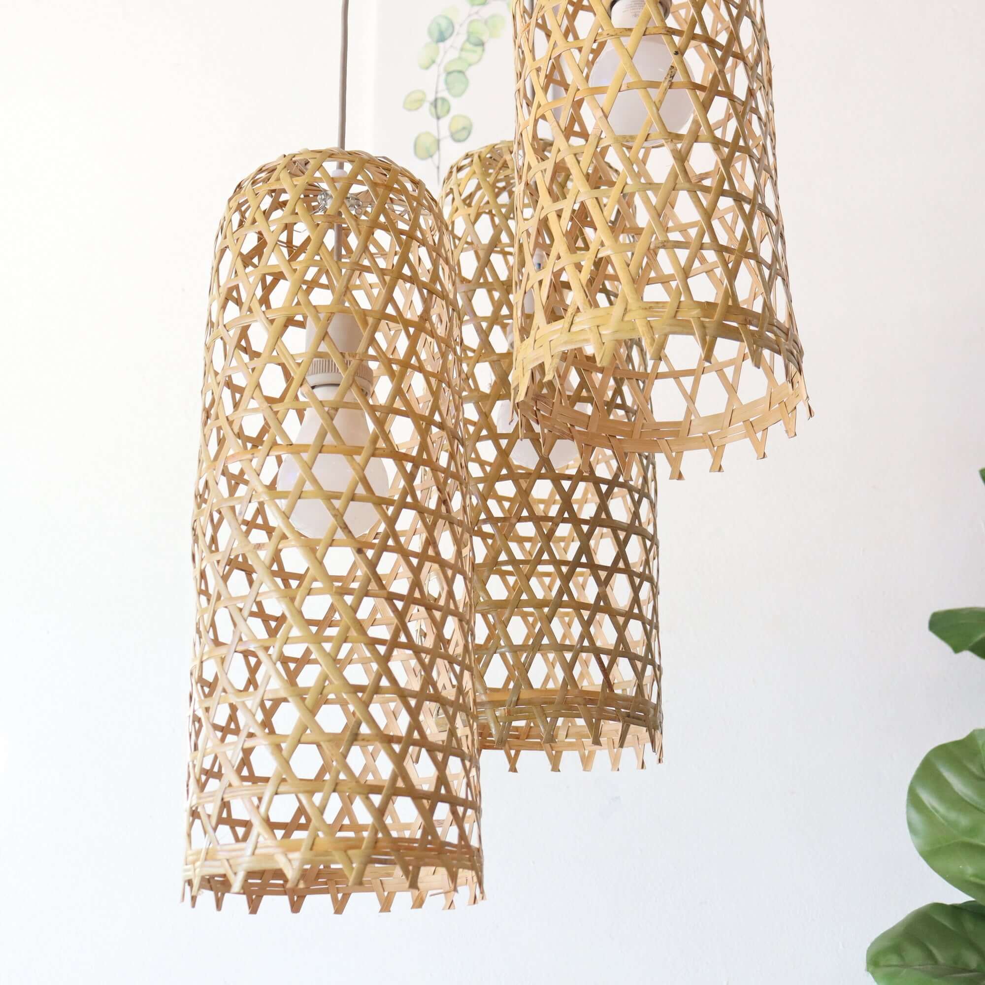 Mon Na Pha - Bamboo Pendant Light Shade By Thaihome - Image 6