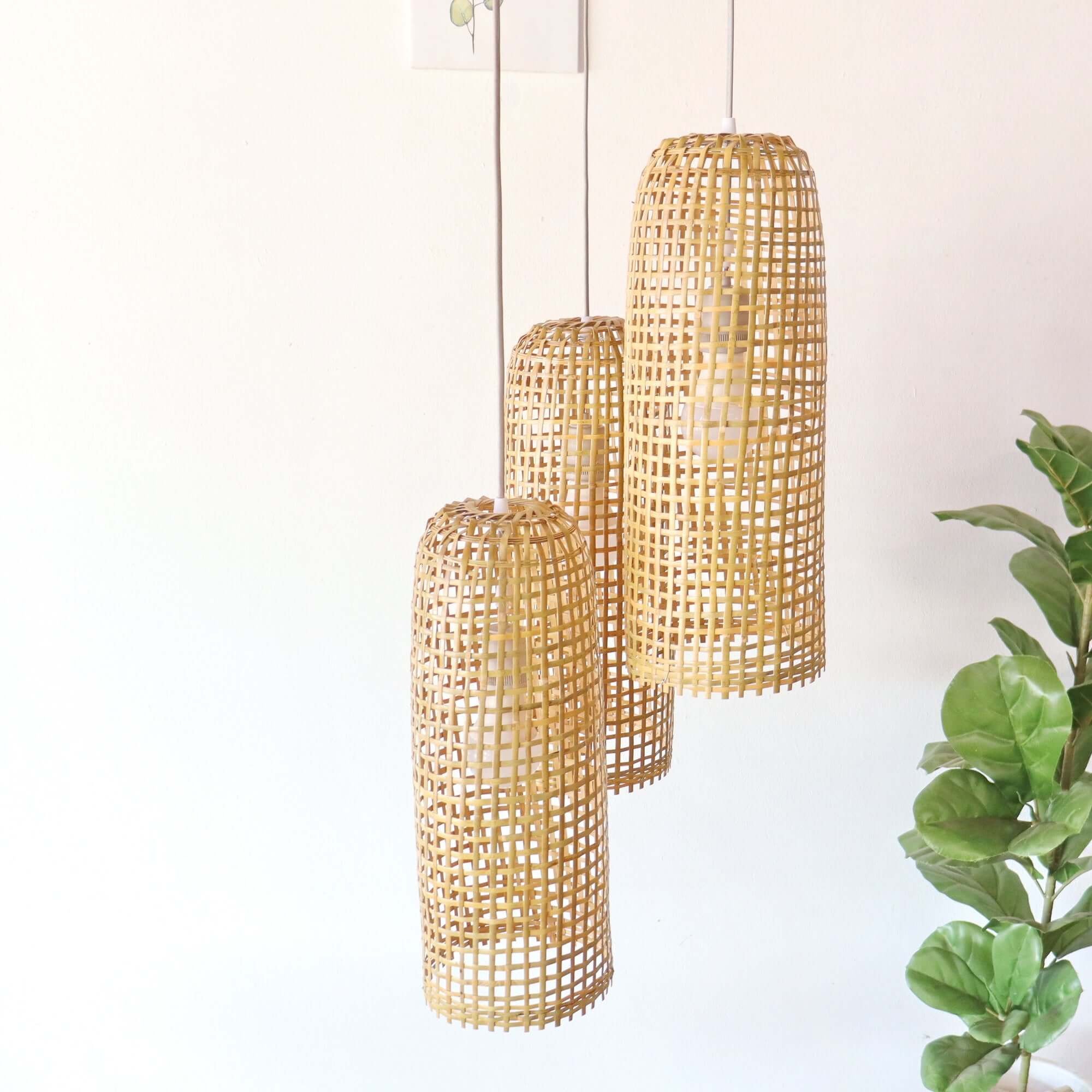 Mon Wa Li - Bamboo Pendant Light Shade By Thaihome - Image 4