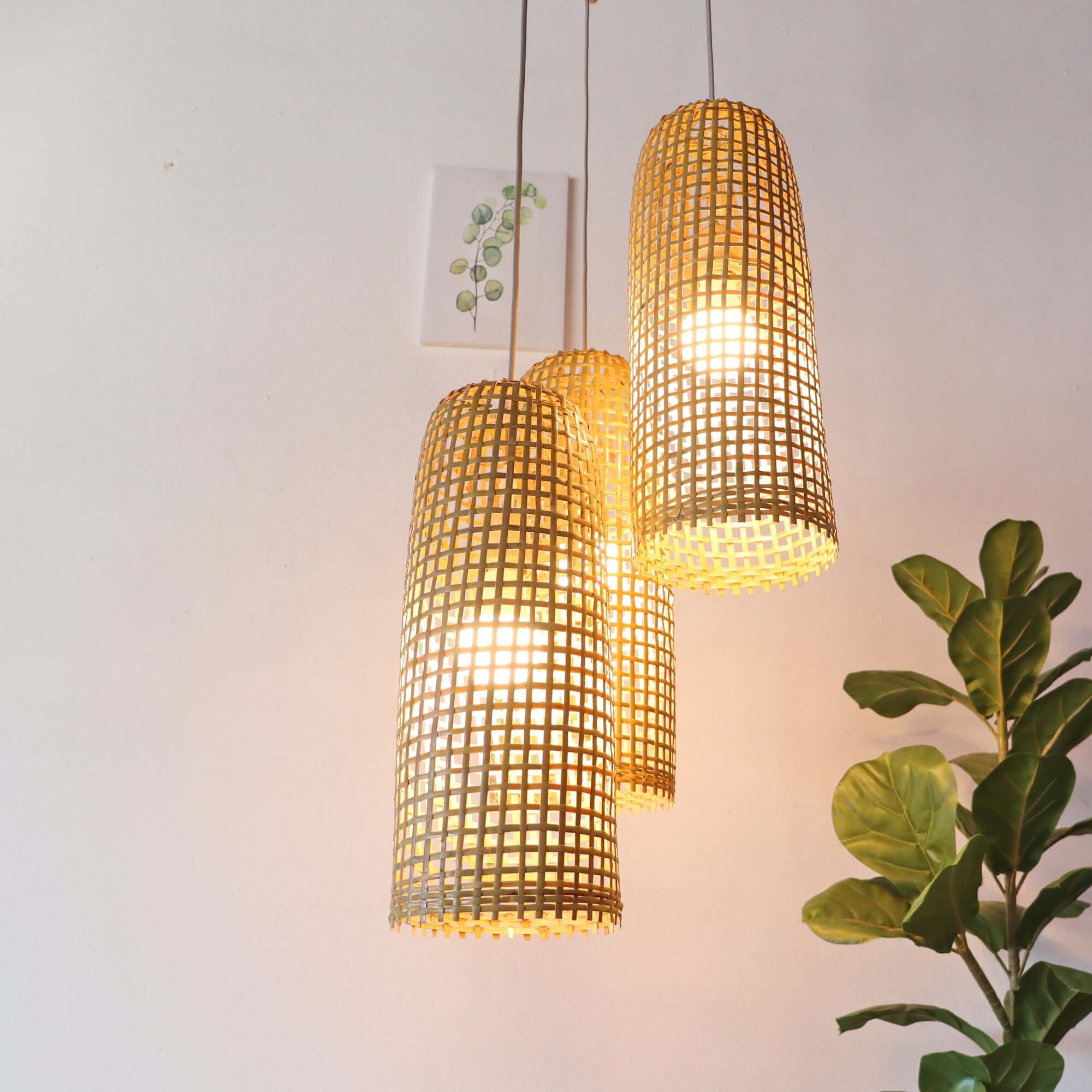 Mon Wa Li - Bamboo Pendant Light Shade By Thaihome - Image 6