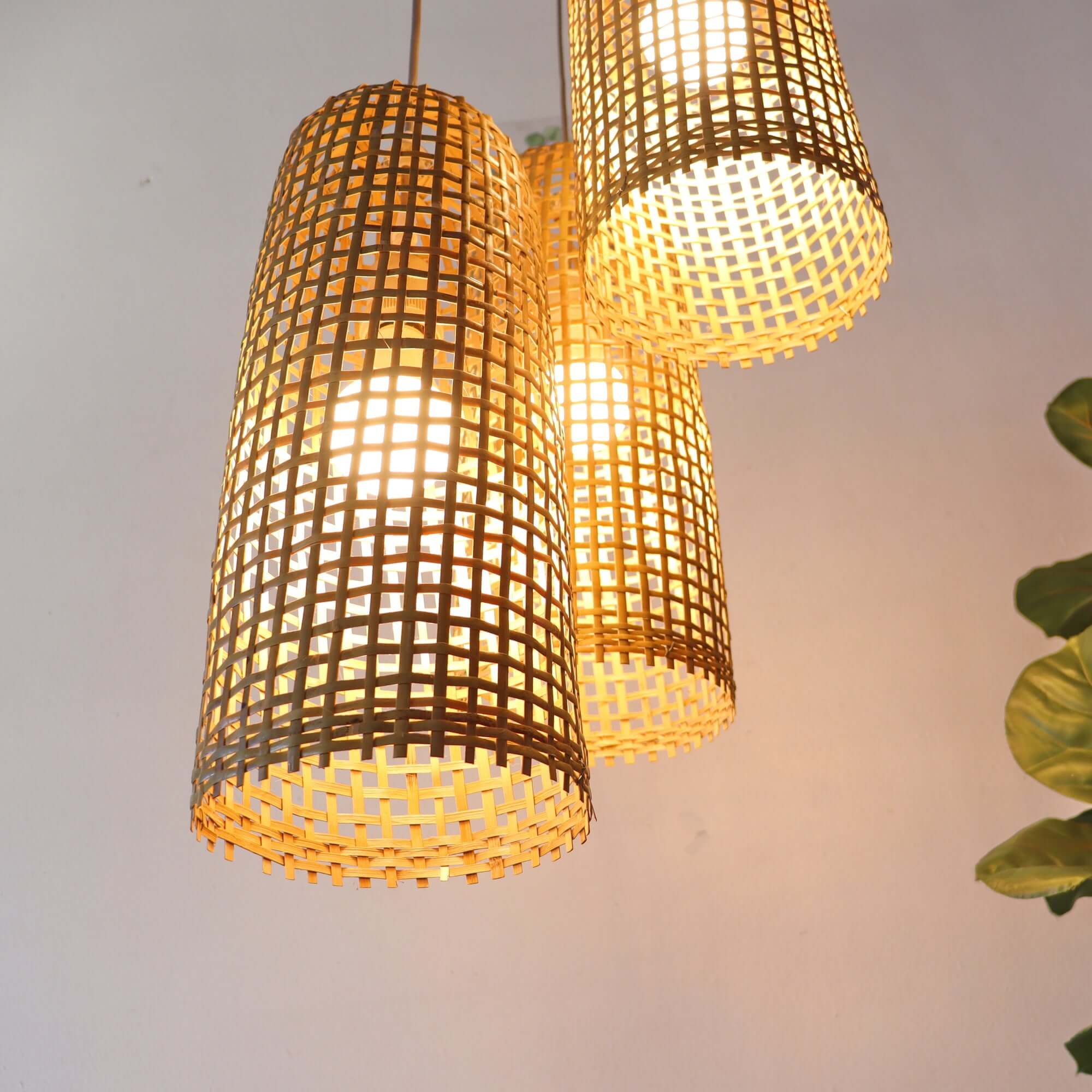 Mon Wa Li - Bamboo Pendant Light Shade By Thaihome - Image 7