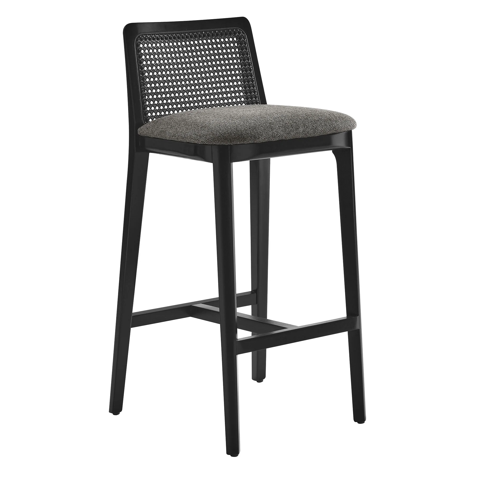 Monarch Wood and Rattan Bar Stool by Modway - Image 10
