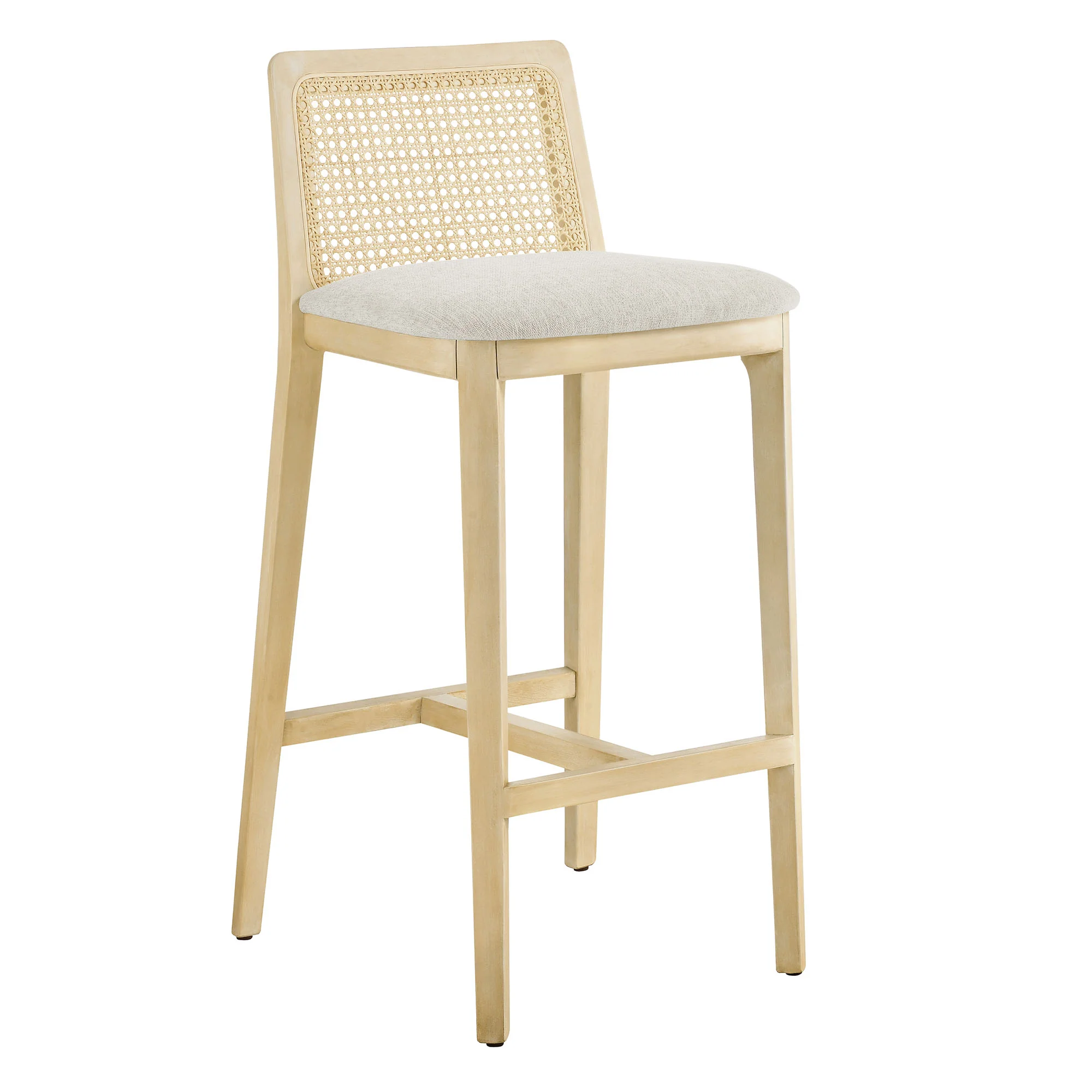 Monarch Wood and Rattan Bar Stool by Modway - Image 2