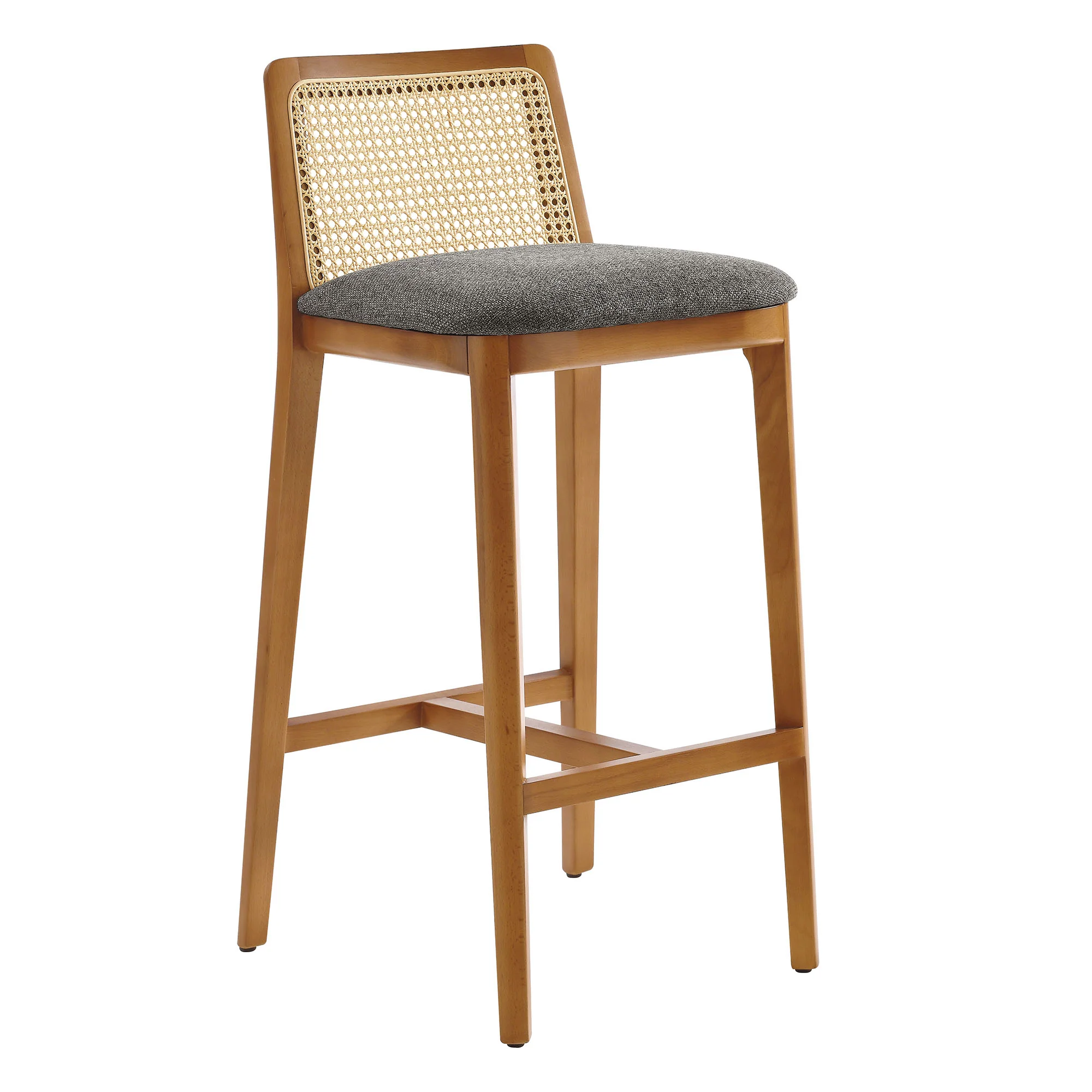 Monarch Wood and Rattan Bar Stool by Modway - Image 28