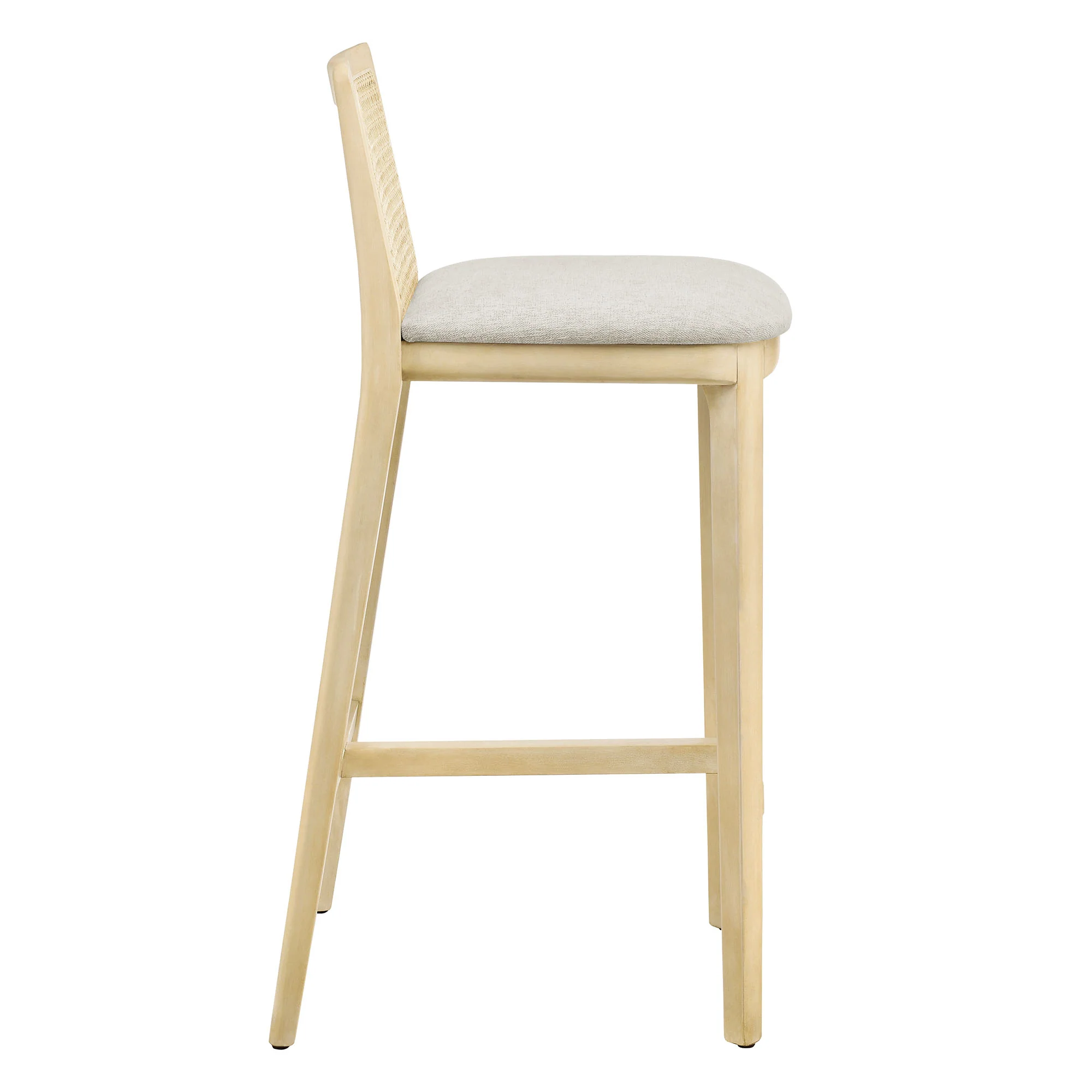 Monarch Wood and Rattan Bar Stool by Modway - Image 3