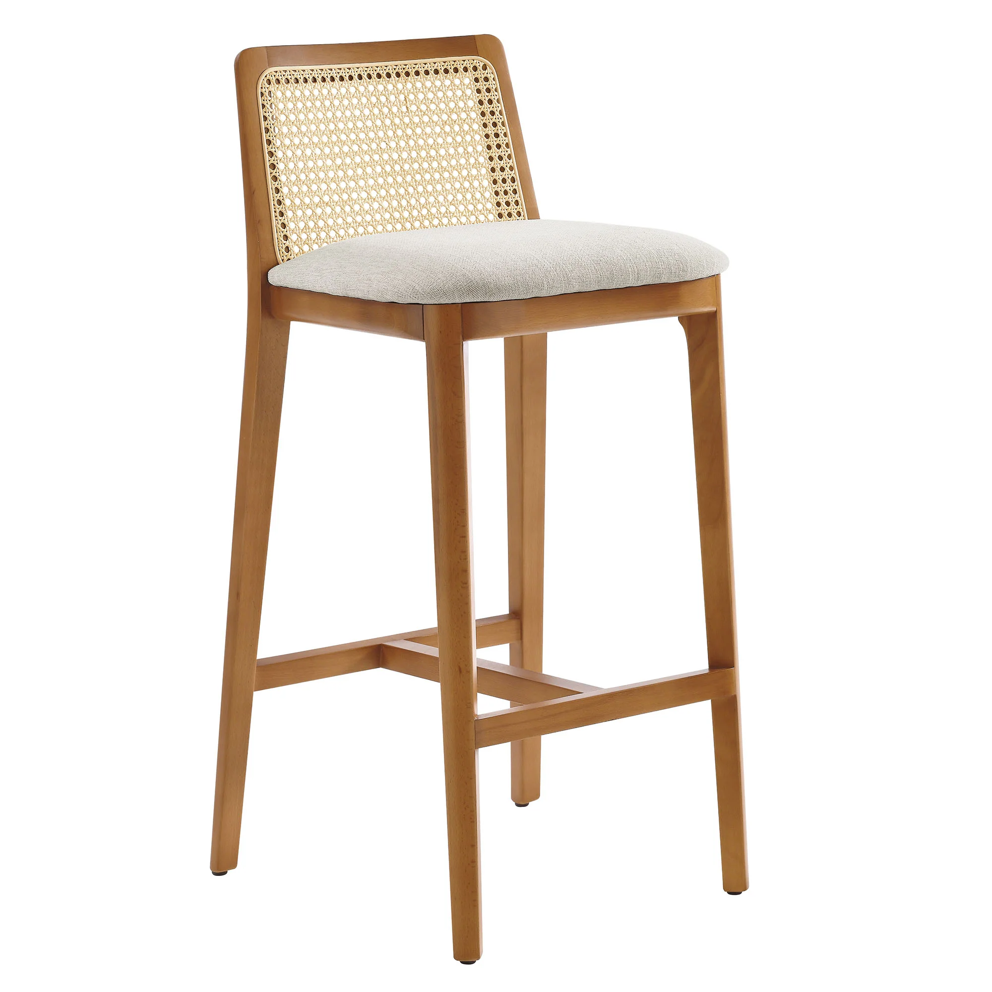 Monarch Wood and Rattan Bar Stool by Modway - Image 37