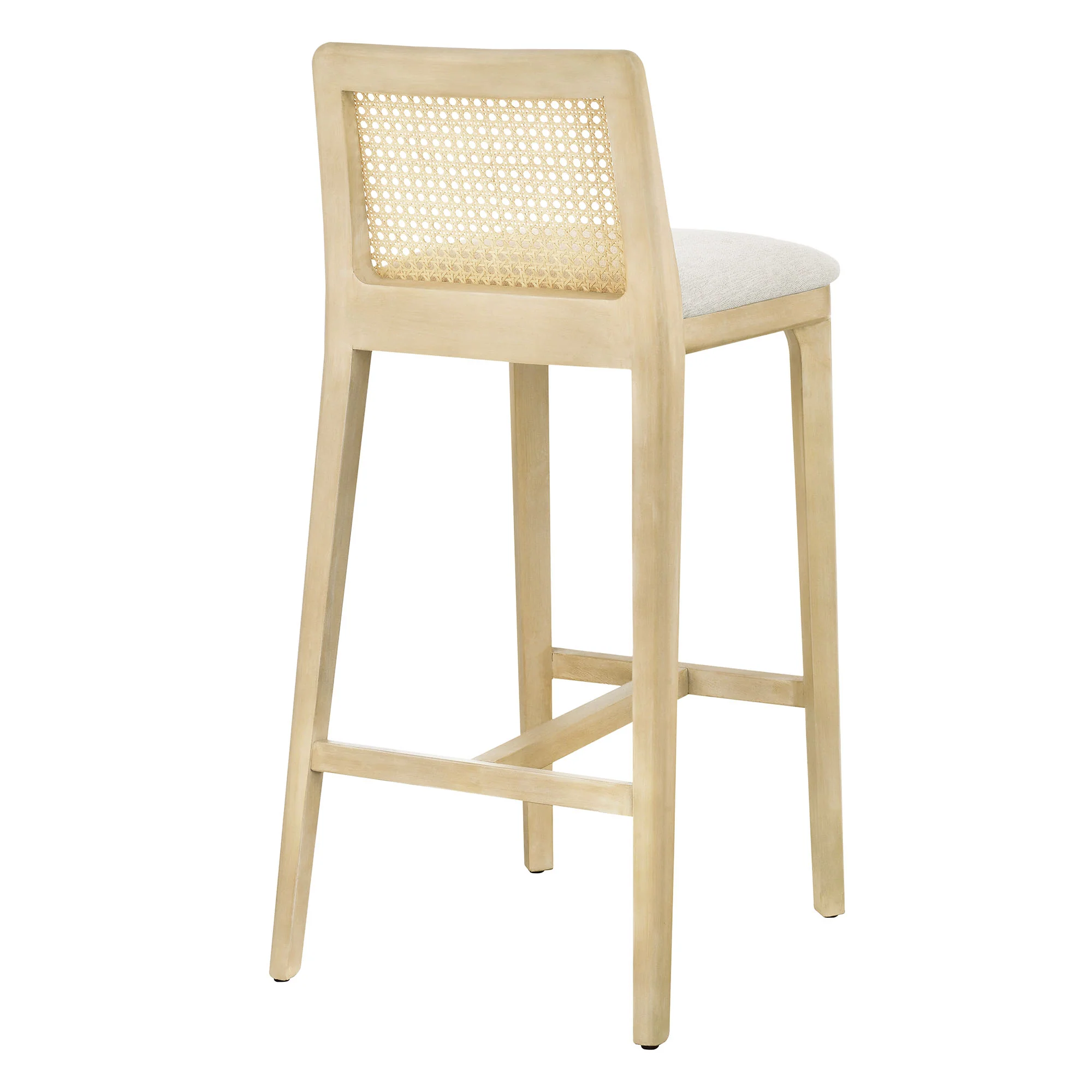Monarch Wood and Rattan Bar Stool by Modway - Image 4