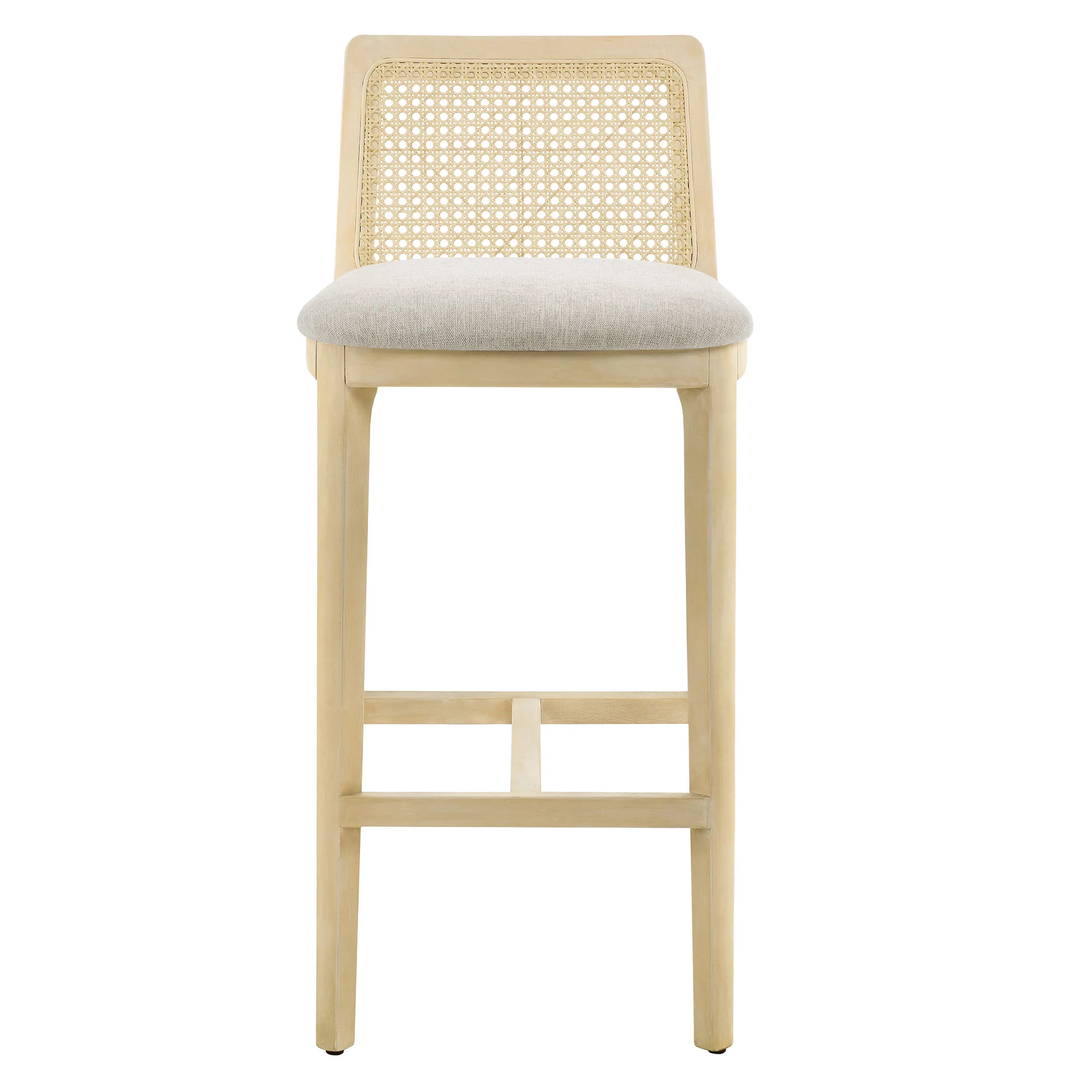 Monarch Wood and Rattan Bar Stool by Modway - Image 5