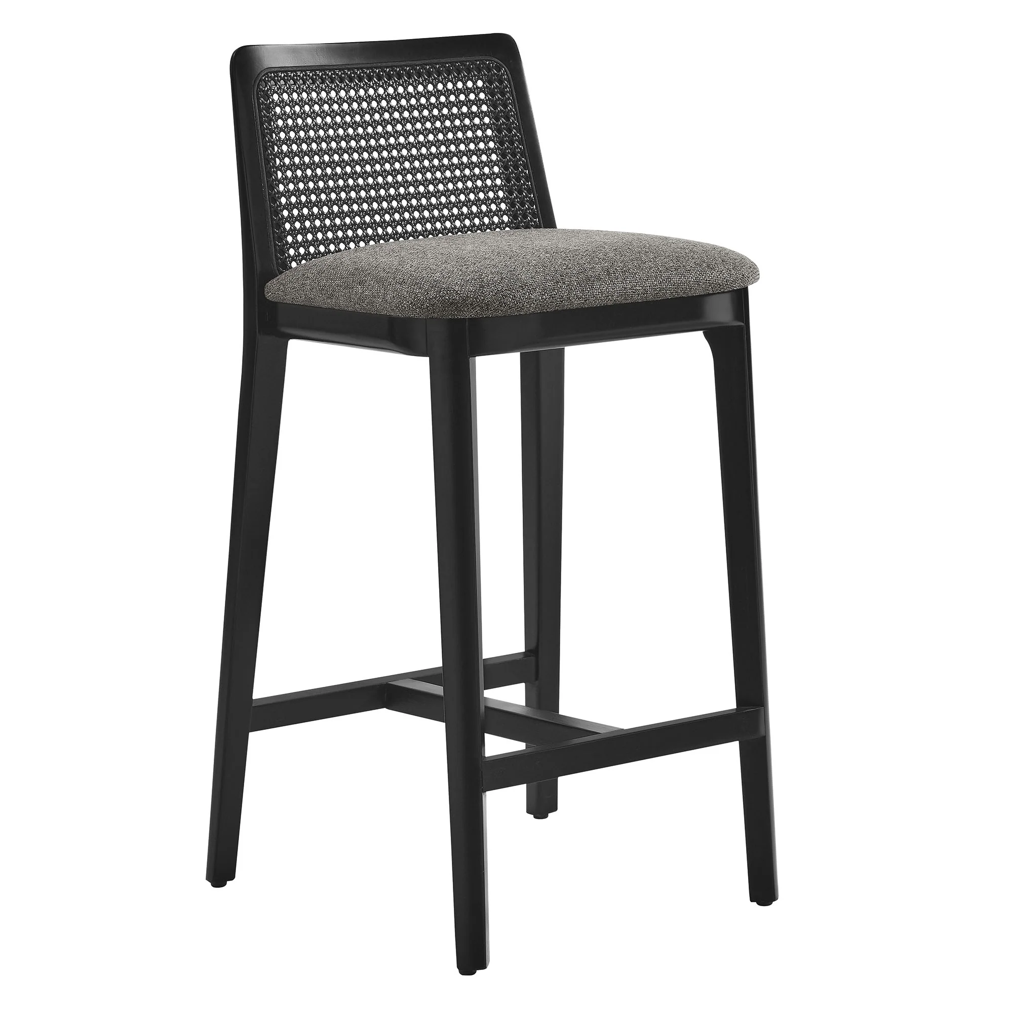 Monarch Wood and Rattan Counter Stool by Modway - Image 10