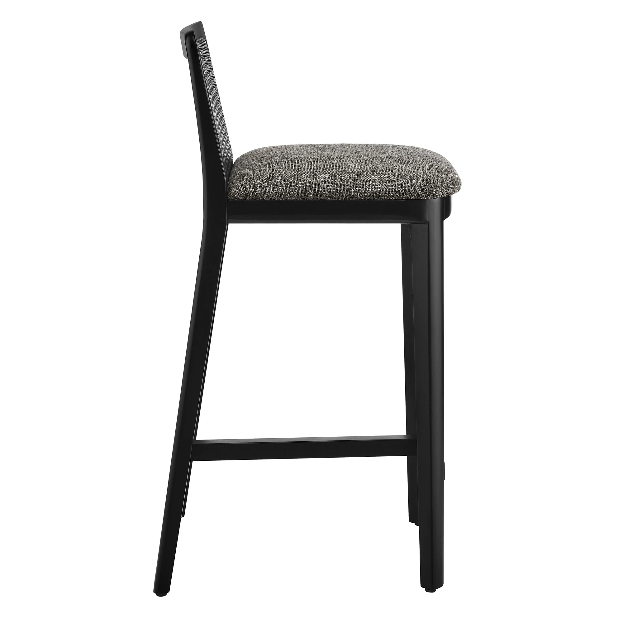 Monarch Wood and Rattan Counter Stool by Modway - Image 11