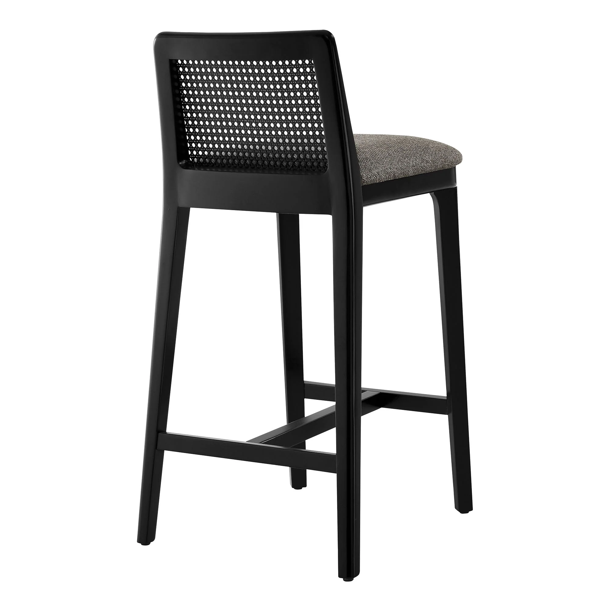 Monarch Wood and Rattan Counter Stool by Modway - Image 12