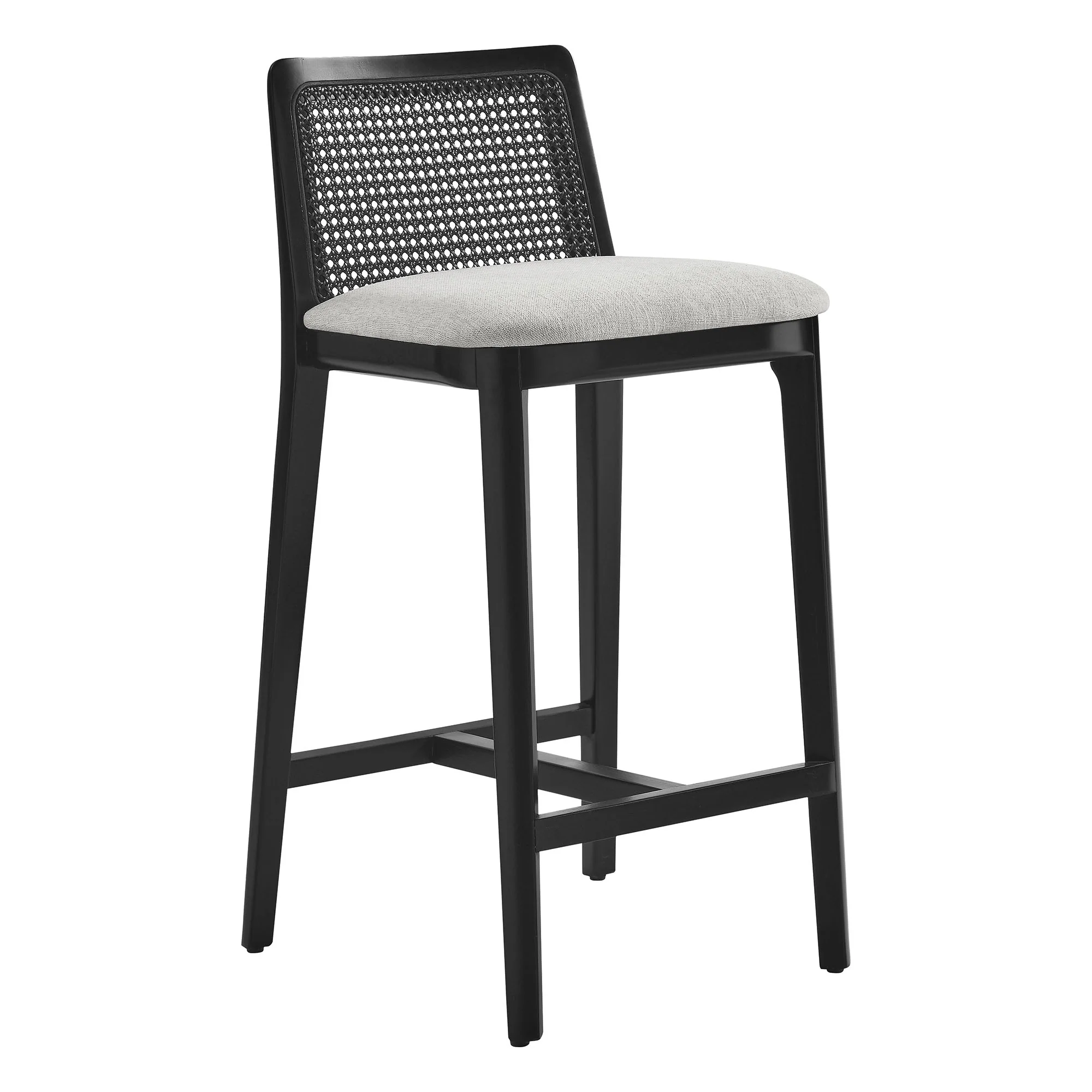 Monarch Wood and Rattan Counter Stool by Modway - Image 19
