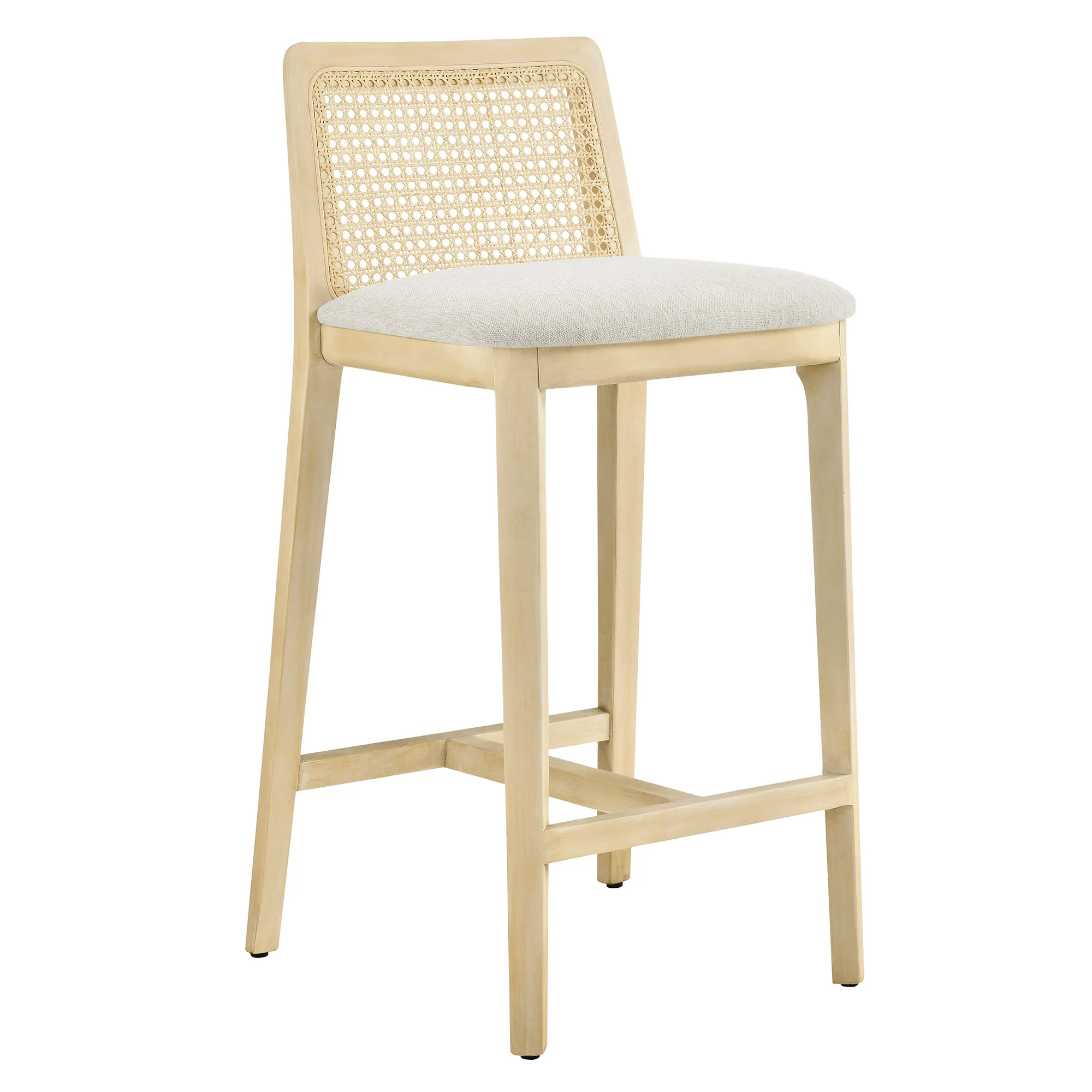 Monarch Wood and Rattan Counter Stool by Modway - Image 2