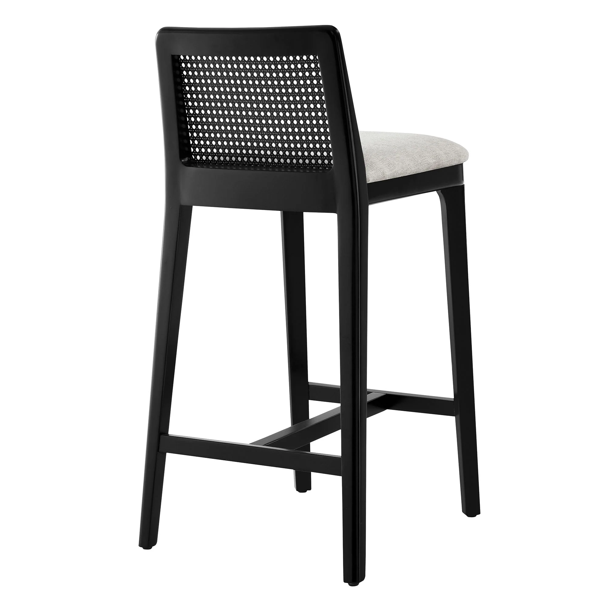 Monarch Wood and Rattan Counter Stool by Modway - Image 21