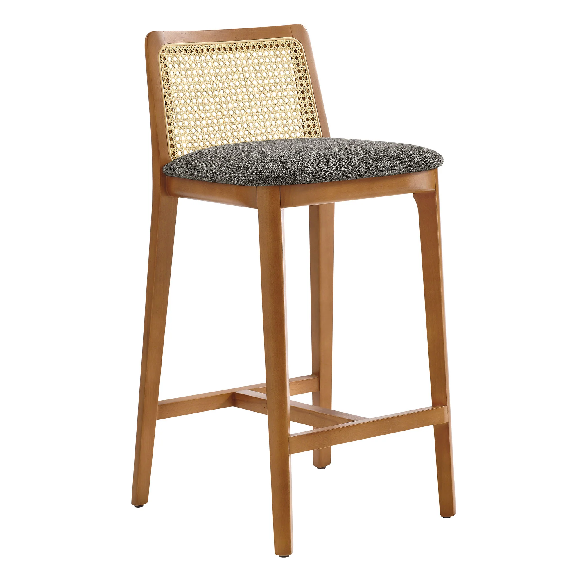 Monarch Wood and Rattan Counter Stool by Modway - Image 28