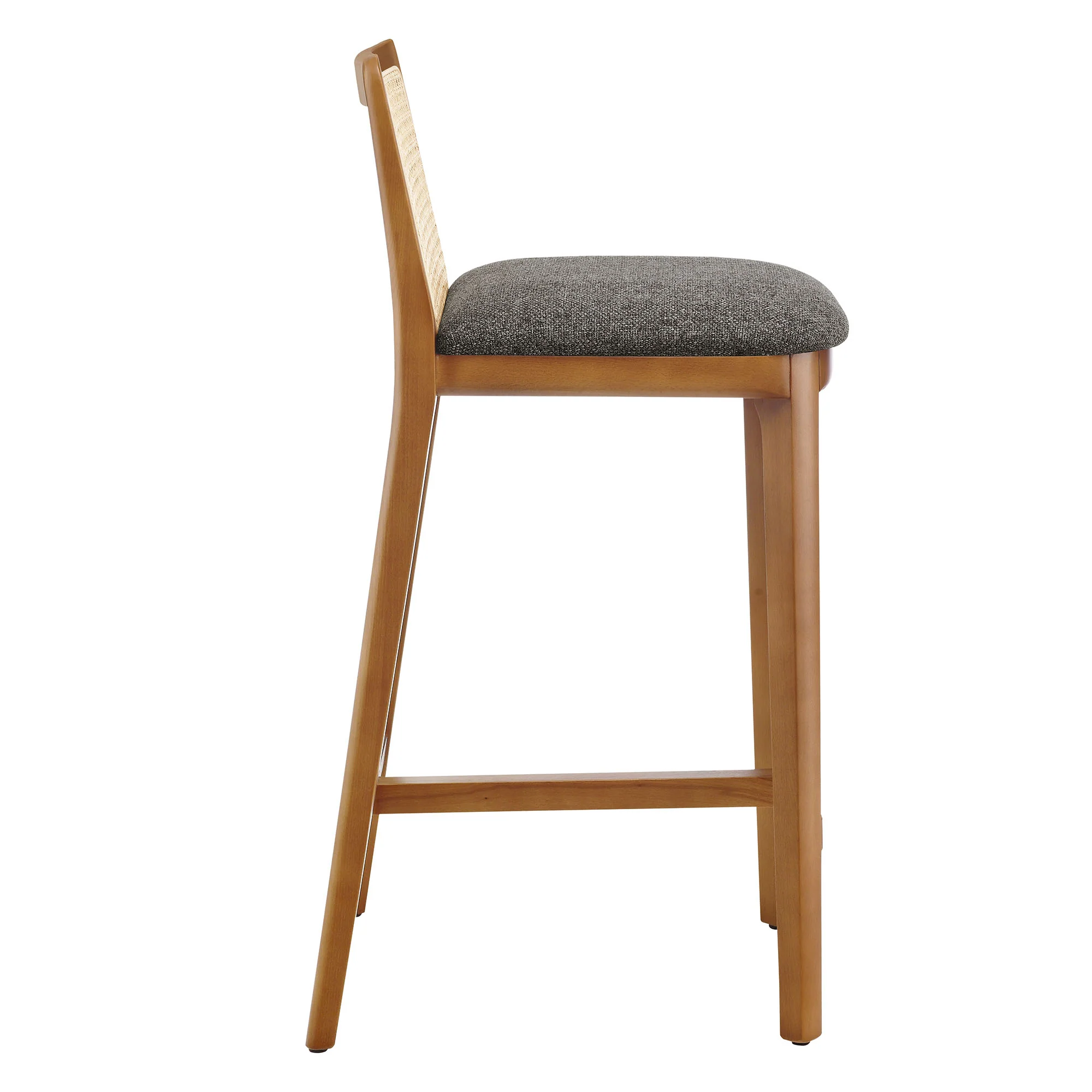 Monarch Wood and Rattan Counter Stool by Modway - Image 29