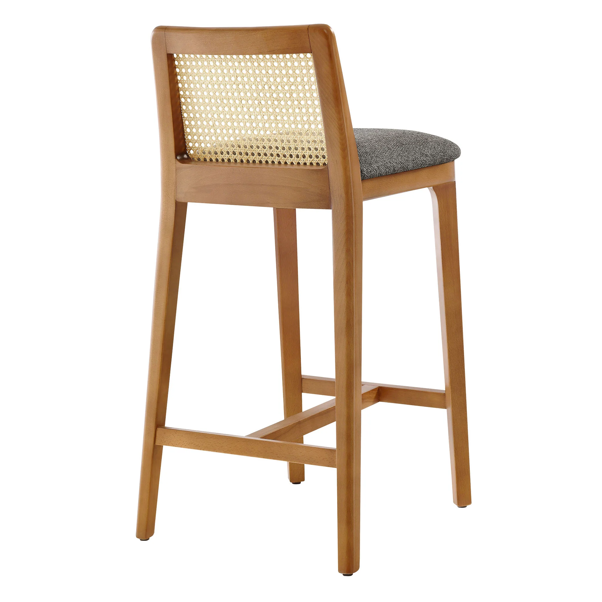 Monarch Wood and Rattan Counter Stool by Modway - Image 30