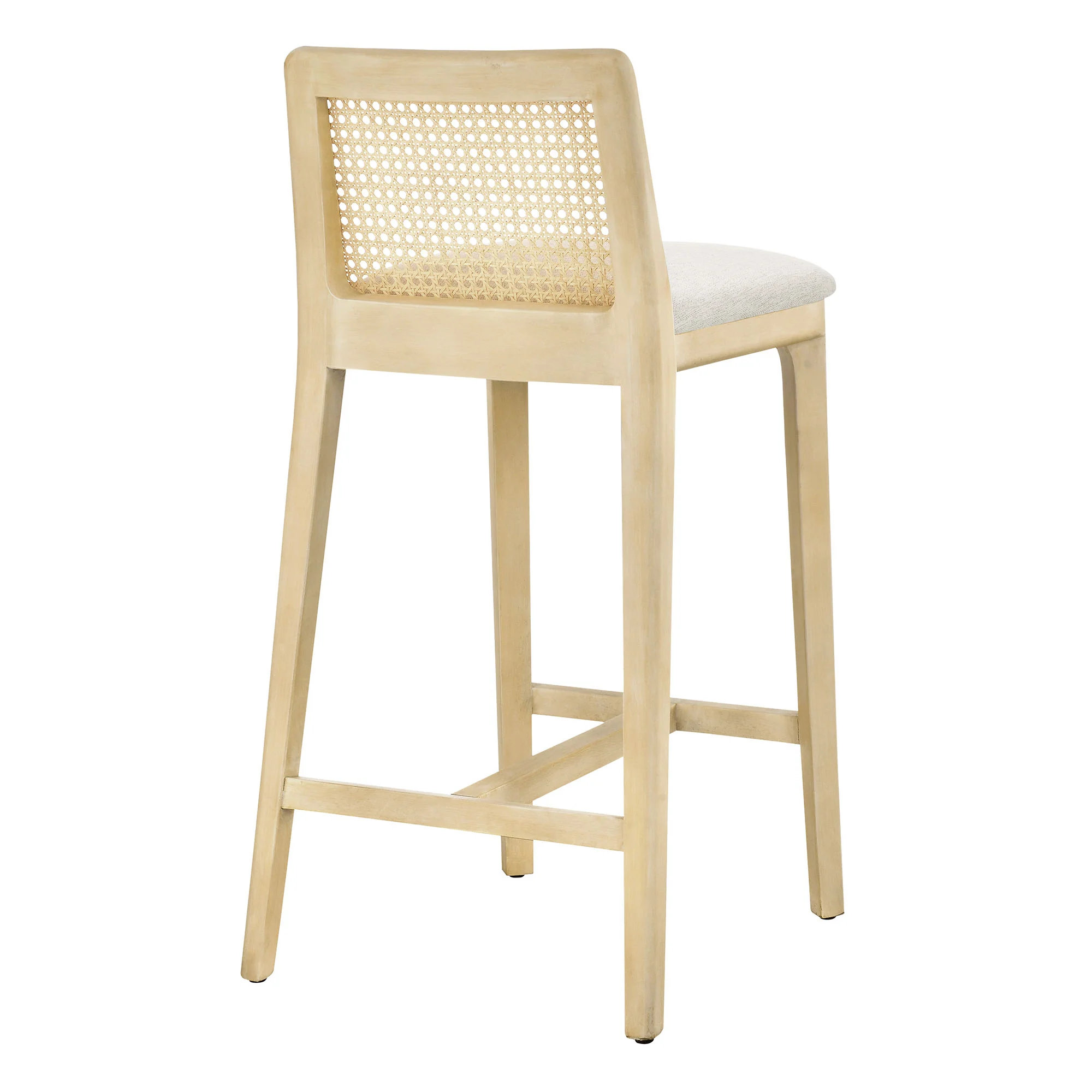 Monarch Wood and Rattan Counter Stool by Modway - Image 4