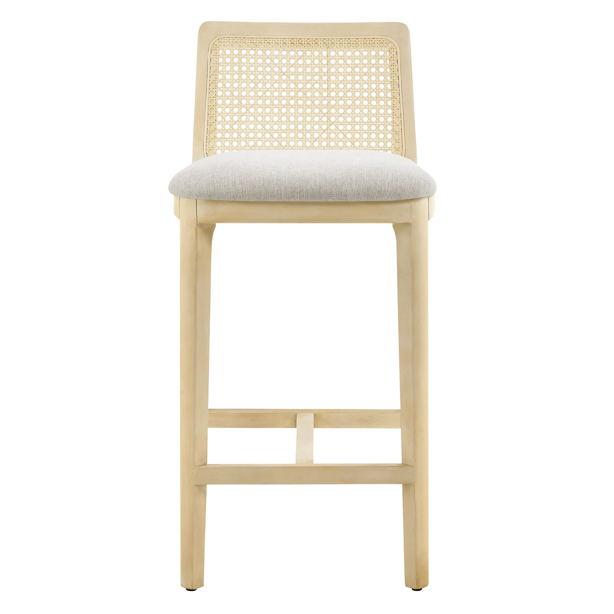 Monarch Wood and Rattan Counter Stool by Modway - Image 5