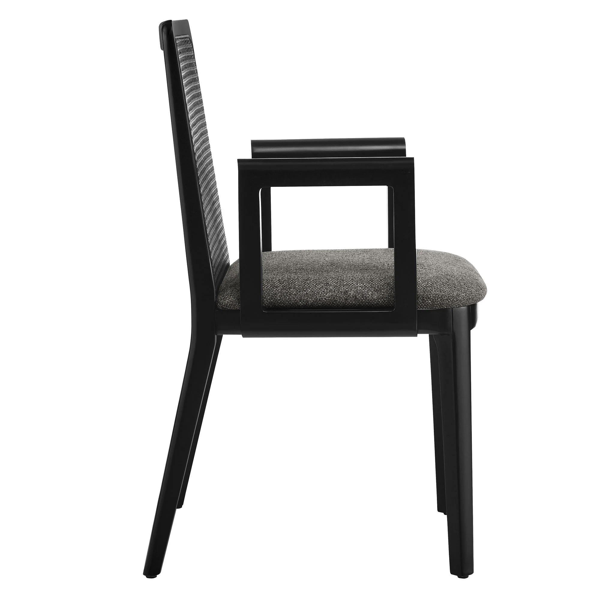 Monarch Wood and Rattan Dining Armchair by Modway - Image 11