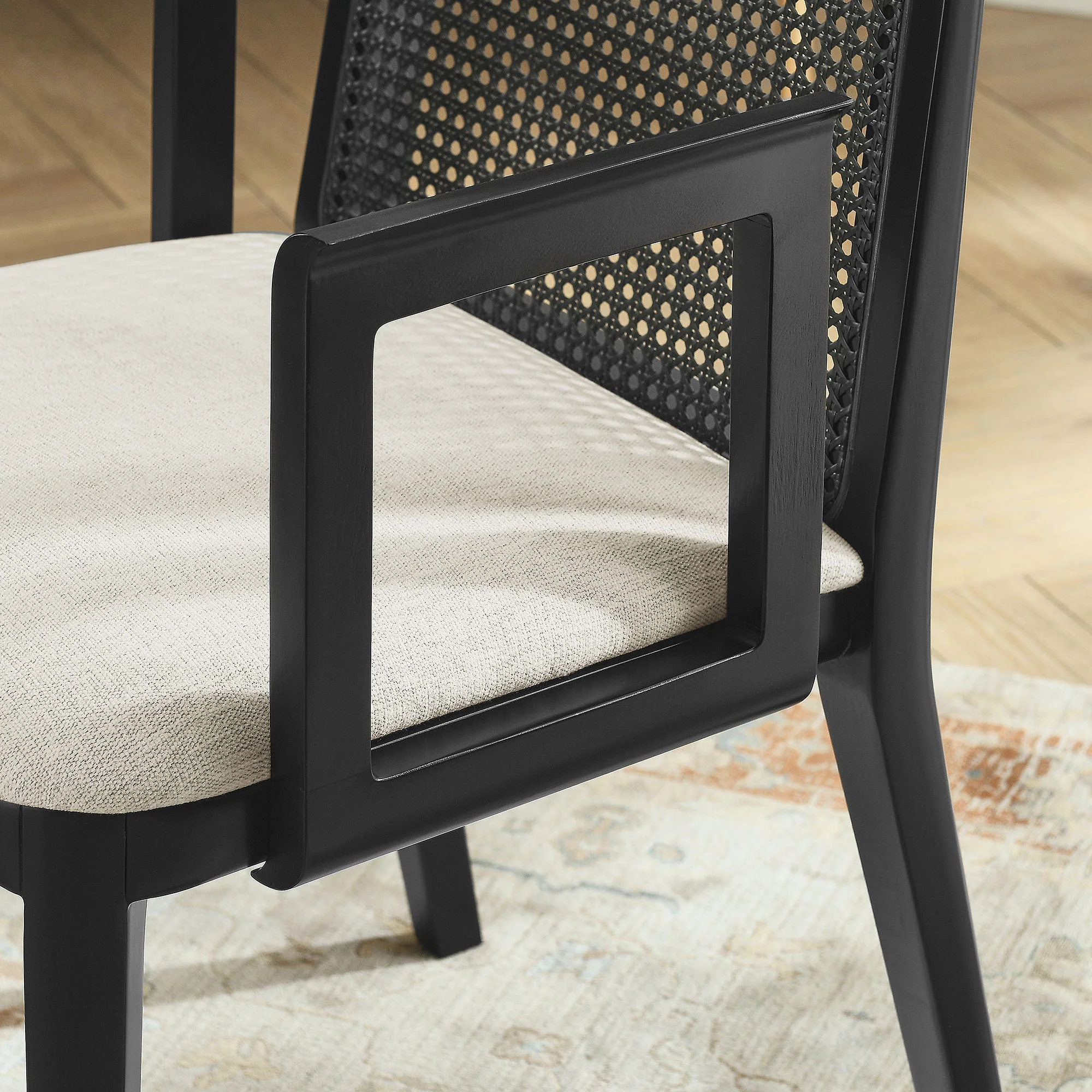Monarch Wood and Rattan Dining Armchair by Modway - Image 24