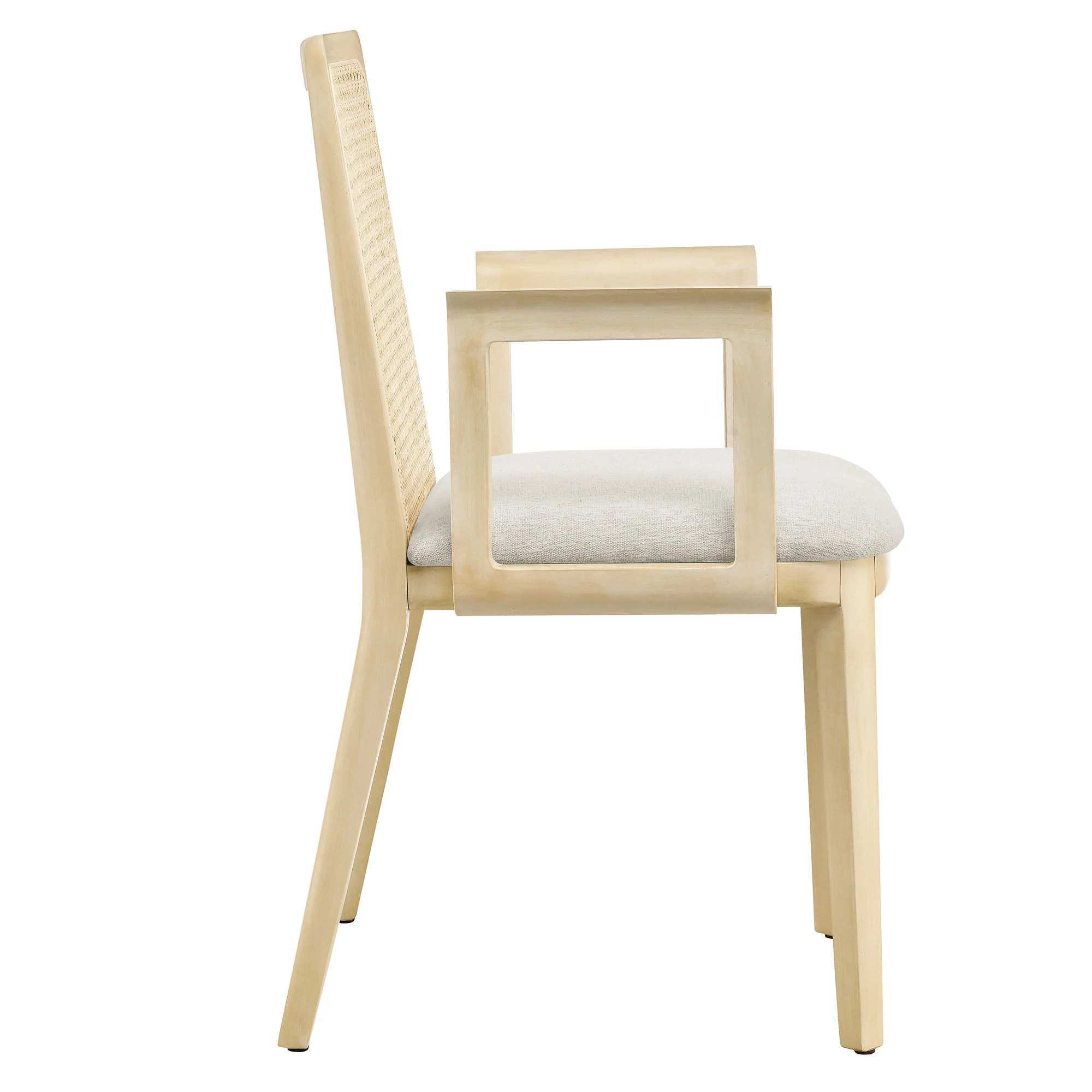 Monarch Wood and Rattan Dining Armchair by Modway - Image 3