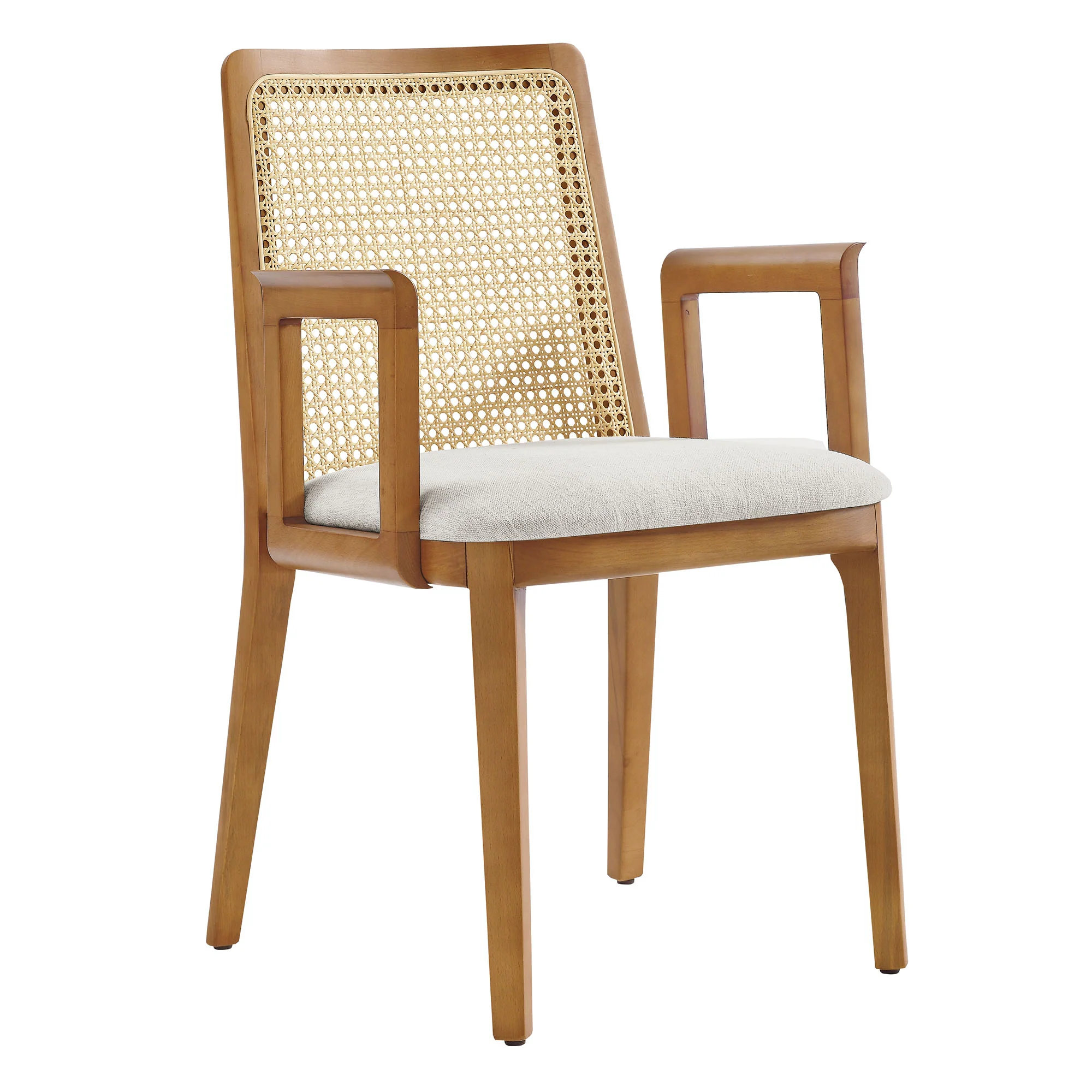 Monarch Wood and Rattan Dining Armchair by Modway - Image 37