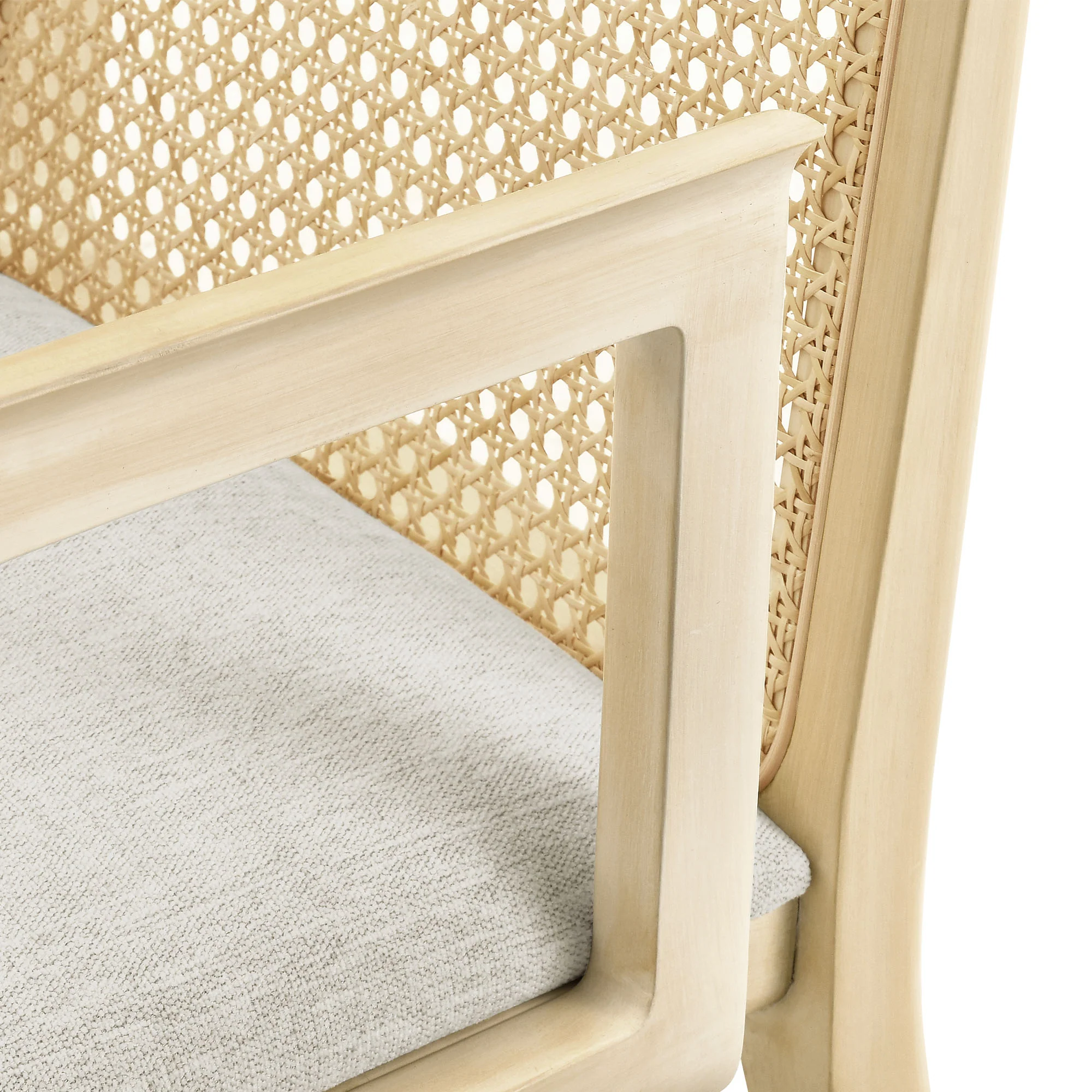 Monarch Wood and Rattan Dining Armchair by Modway - Image 6