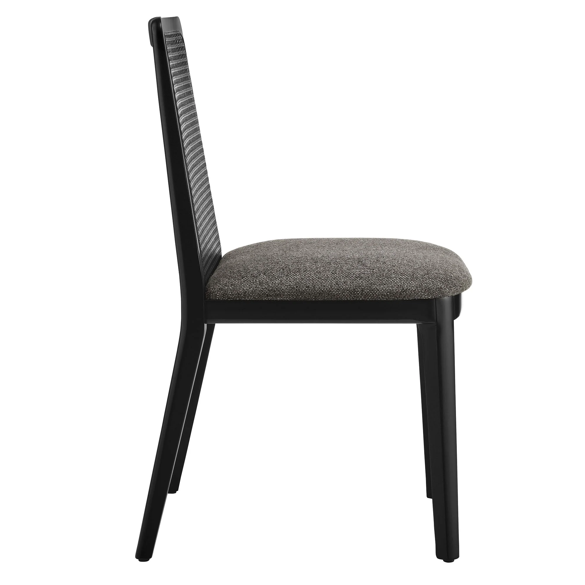 Monarch Wood and Rattan Dining Side Chair by Modway - Image 11