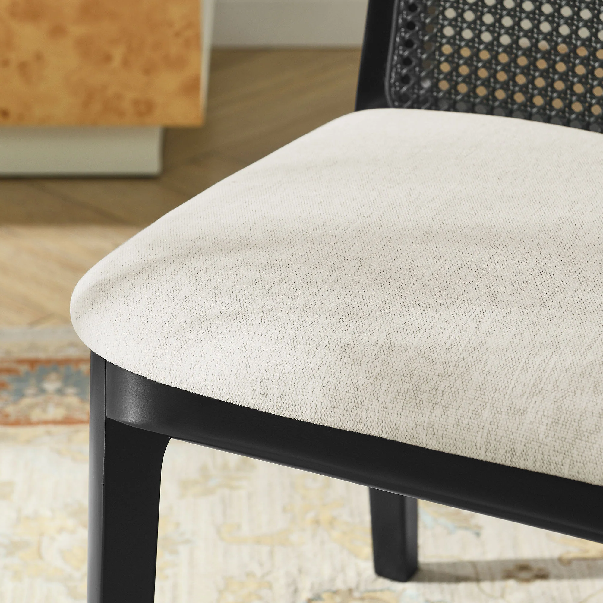 Monarch Wood and Rattan Dining Side Chair by Modway - Image 24