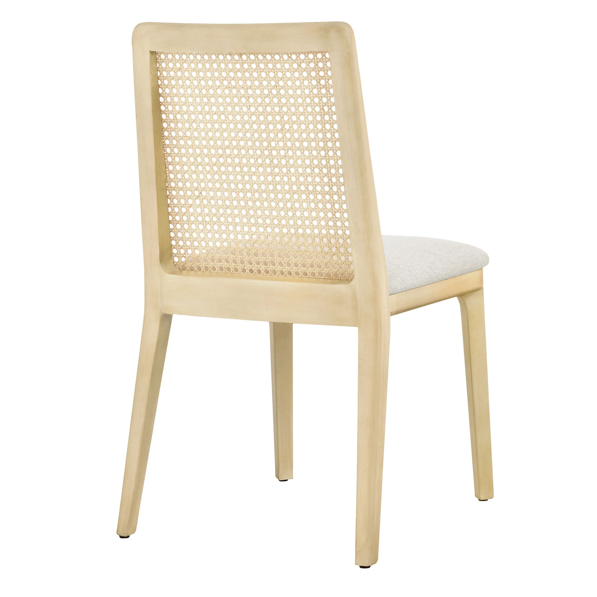 Monarch Wood and Rattan Dining Side Chair by Modway - Image 4