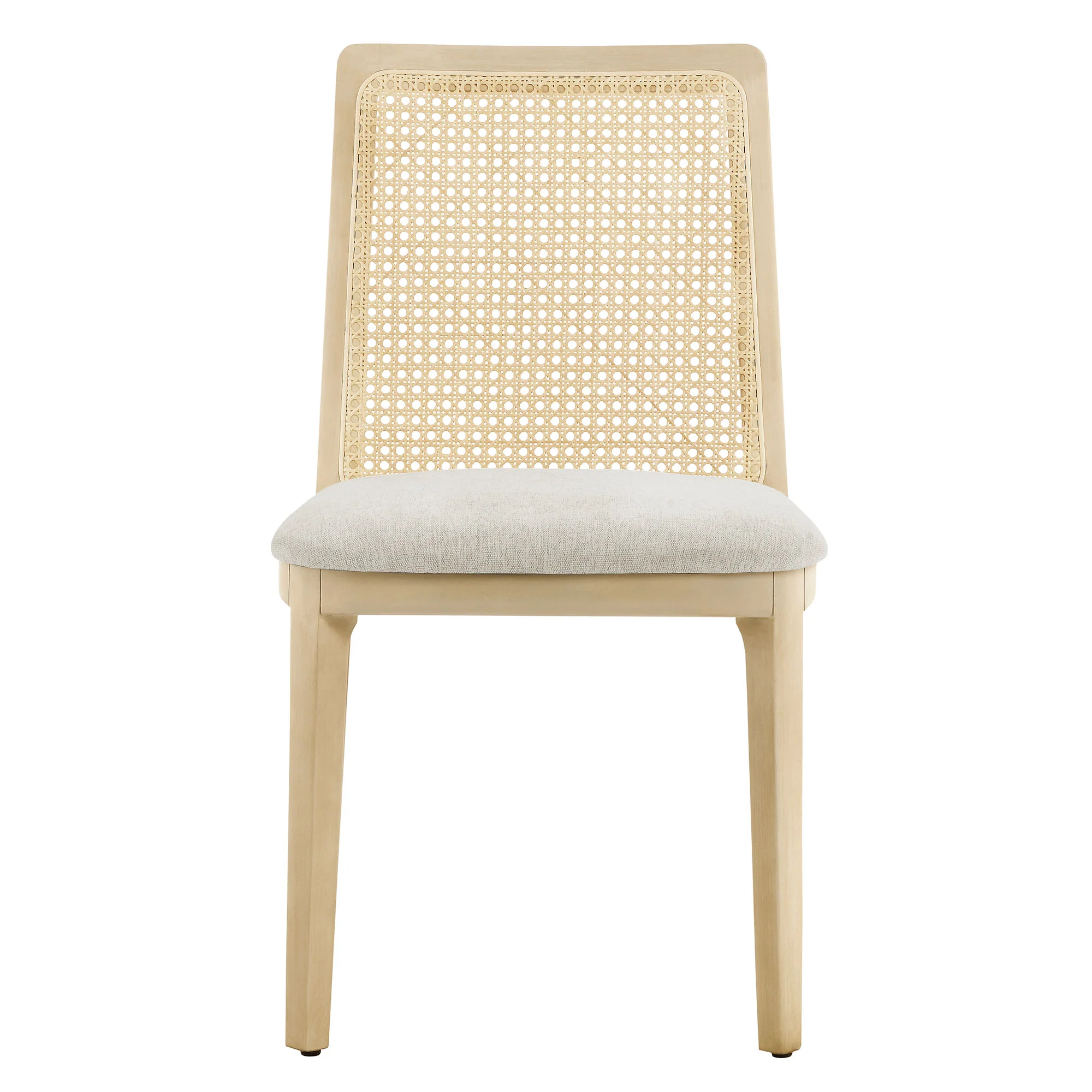 Monarch Wood and Rattan Dining Side Chair by Modway - Image 5