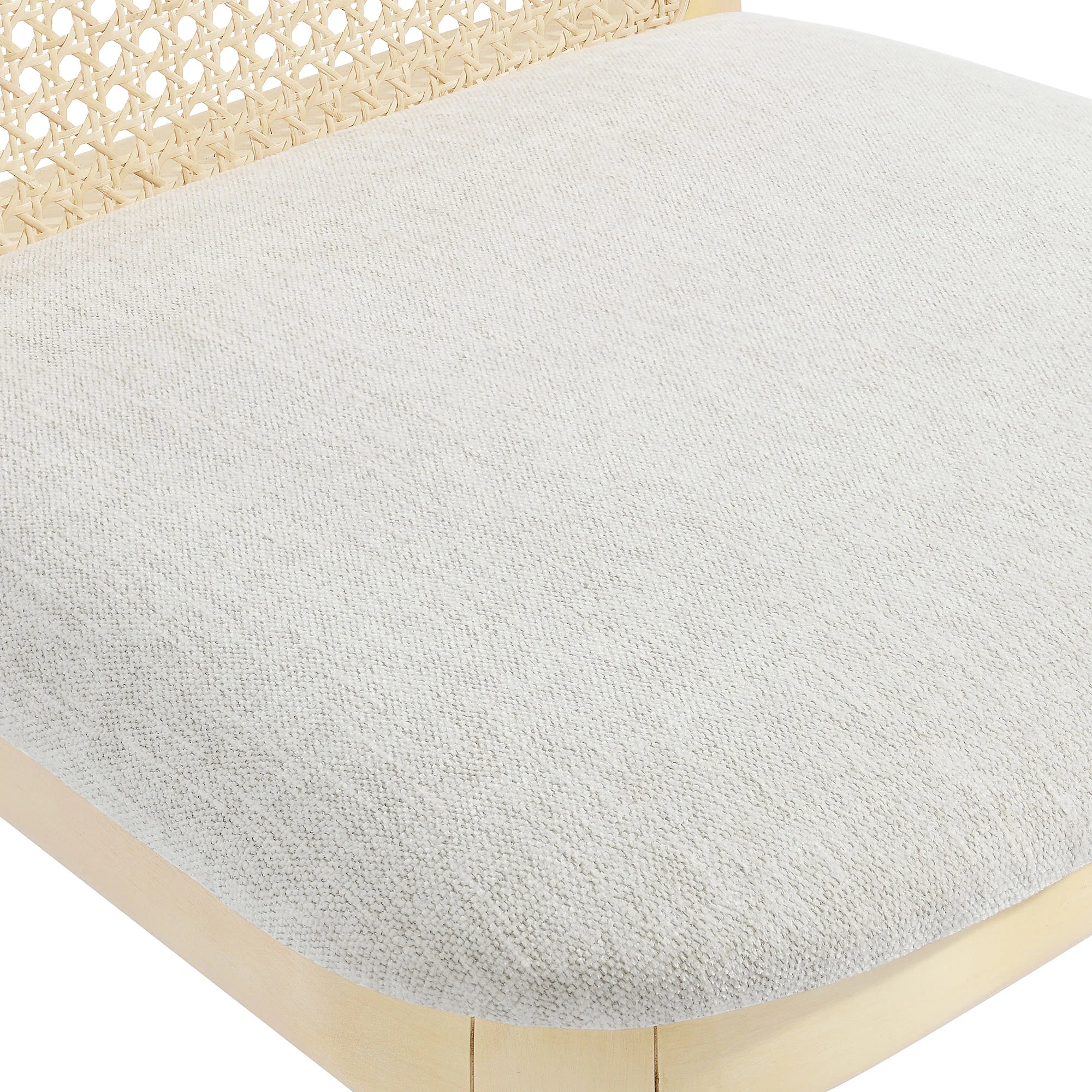 Monarch Wood and Rattan Dining Side Chair by Modway - Image 6