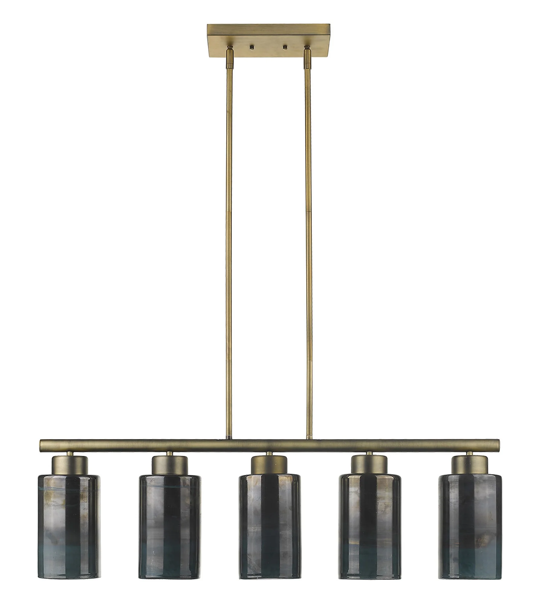 Monet 5-Light Brass Pendant By Homeroots - Image 4