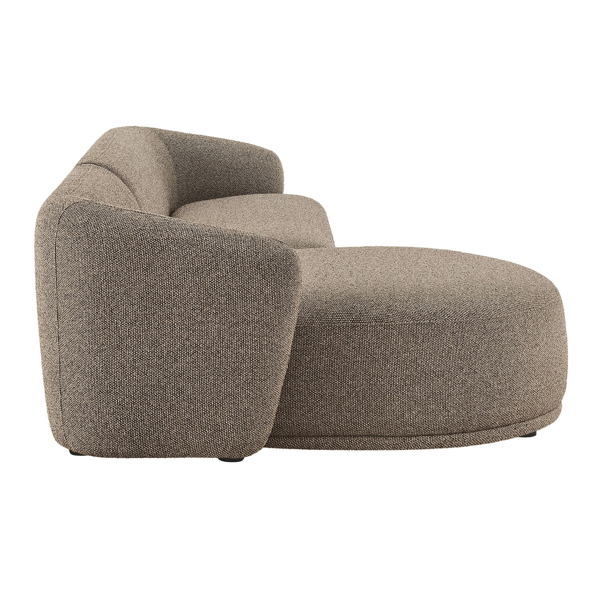 Monica 2 Piece Left Facing Boucle Fabric Modular Sofa with Chaise by Modway - Image 11