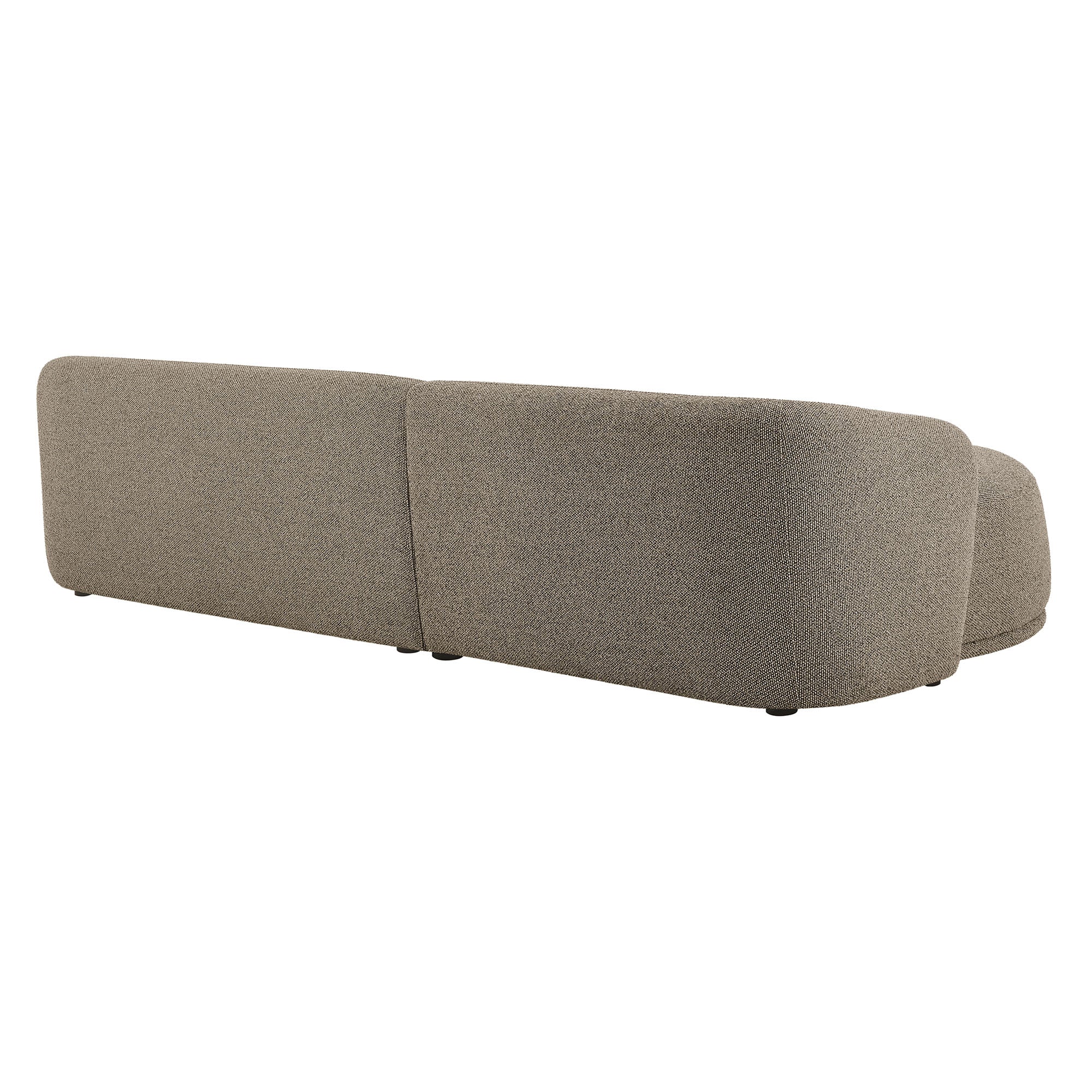Monica 2 Piece Left Facing Boucle Fabric Modular Sofa with Chaise by Modway - Image 12