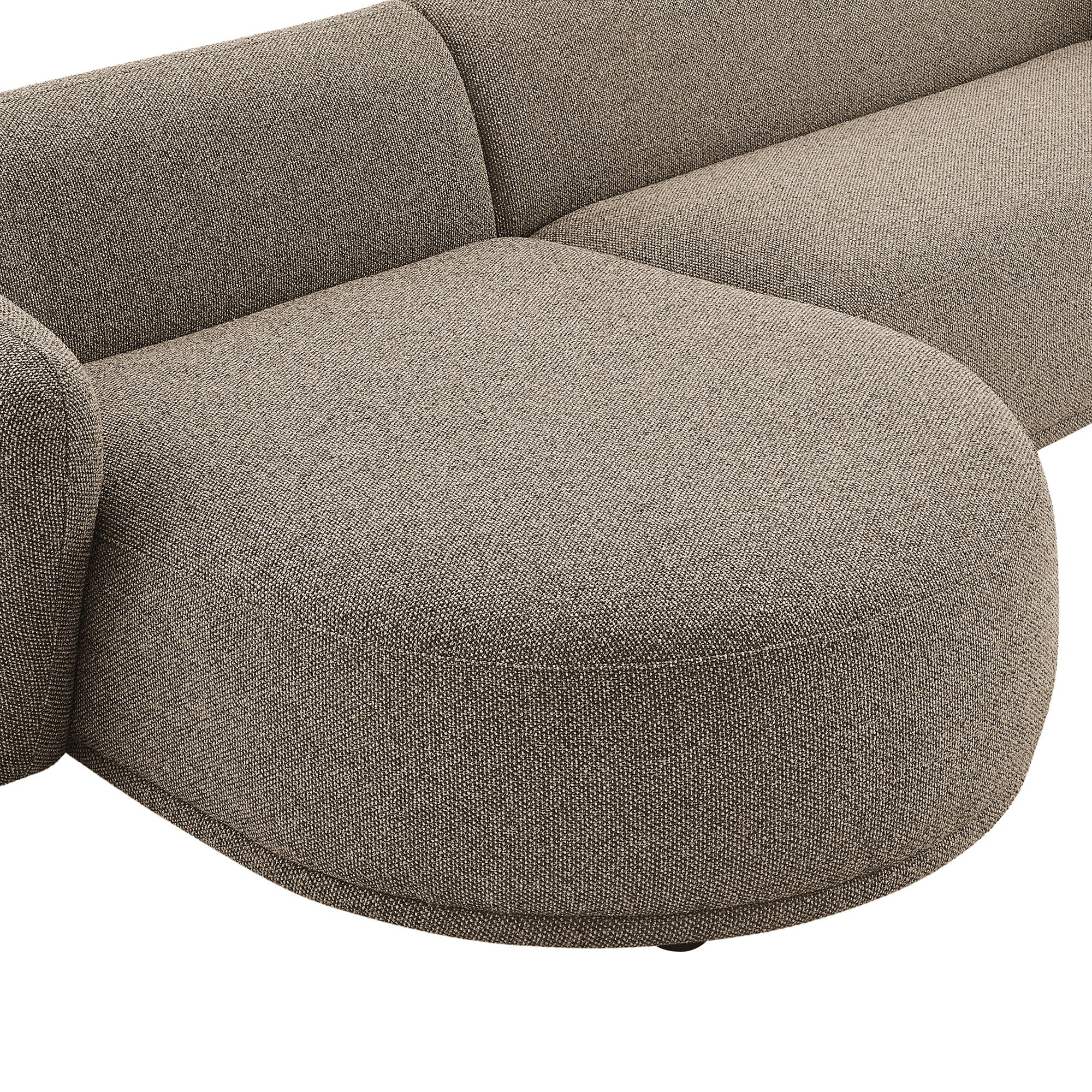 Monica 2 Piece Left Facing Boucle Fabric Modular Sofa with Chaise by Modway - Image 13