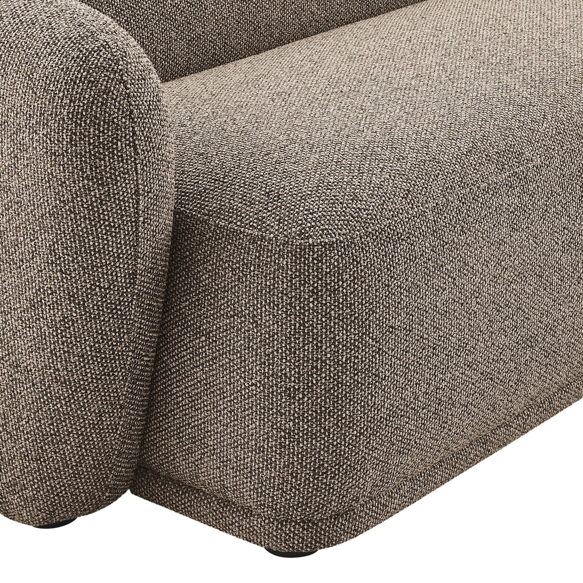 Monica 2 Piece Right Facing Boucle Fabric Modular Sofa with Chaise by Modway - Image 13