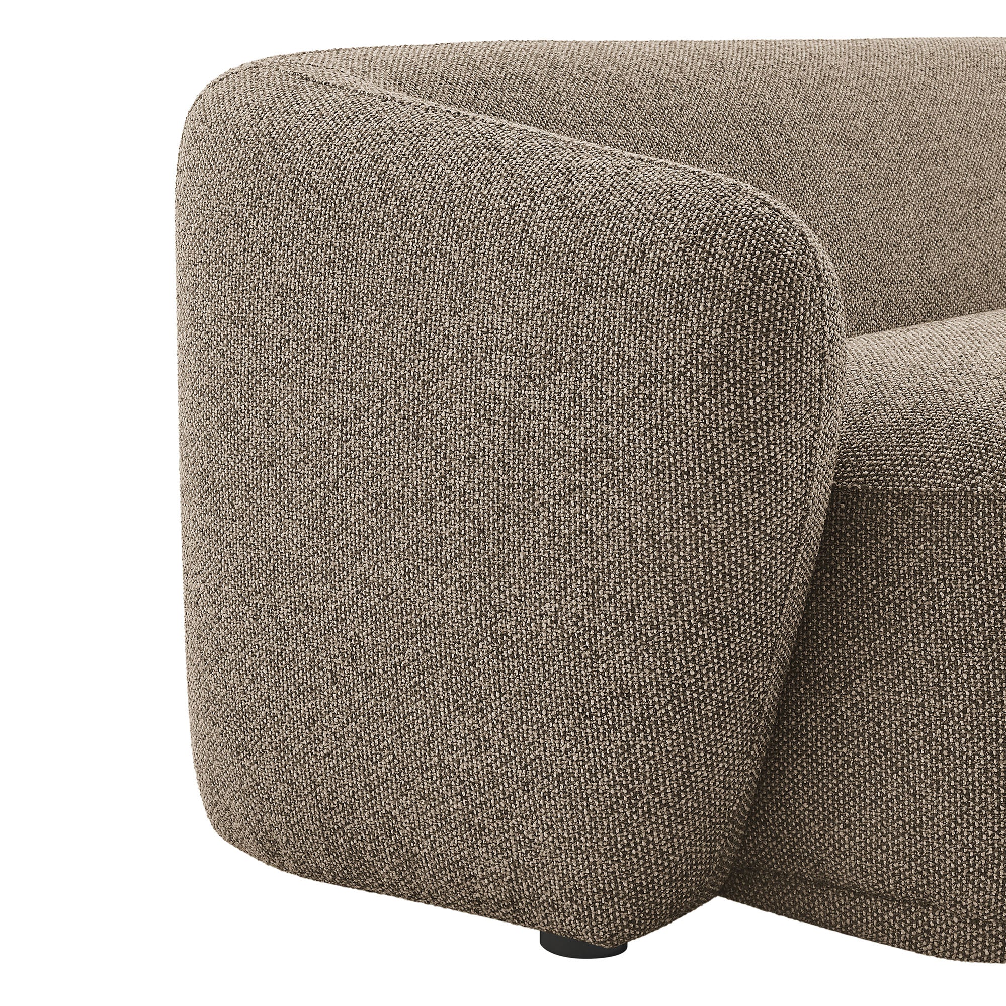 Monica 88 Inch Boucle Fabric Sofa by Modway - Image 13