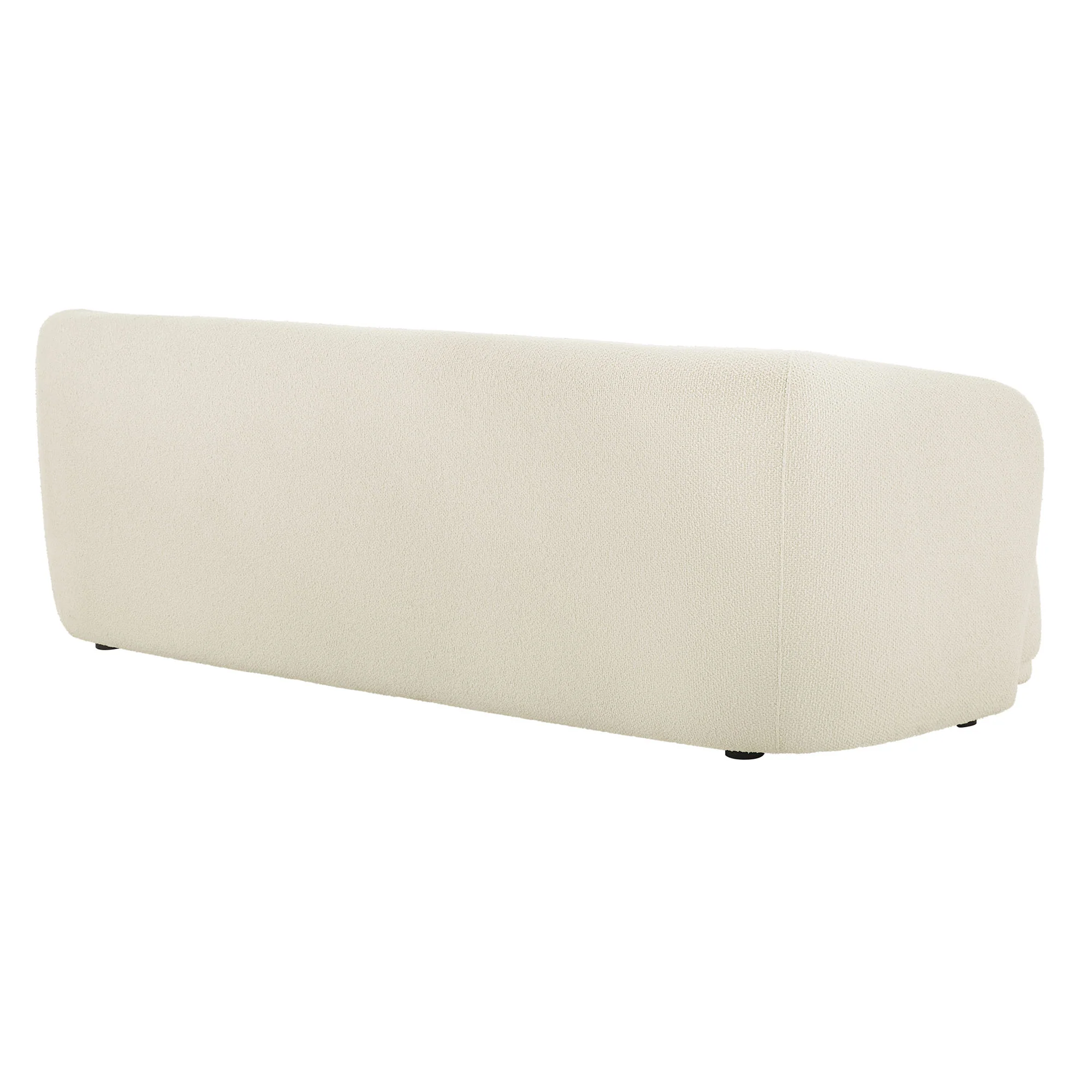 Monica 88 Inch Boucle Fabric Sofa by Modway - Image 3